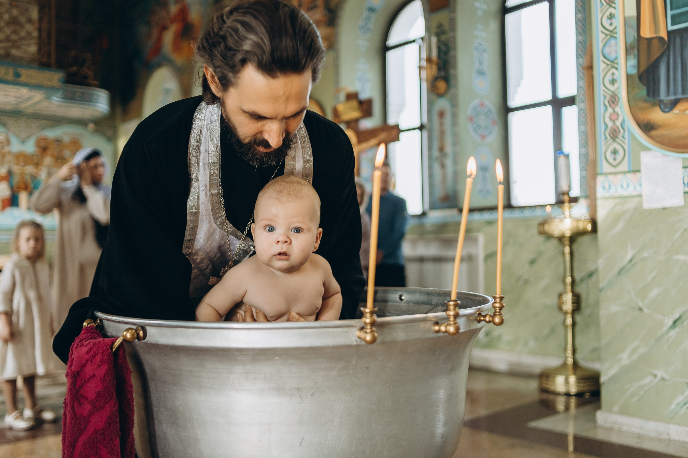 Крещение Матвея. Семейный фотограф в Волгодонске Краченцева Анна
