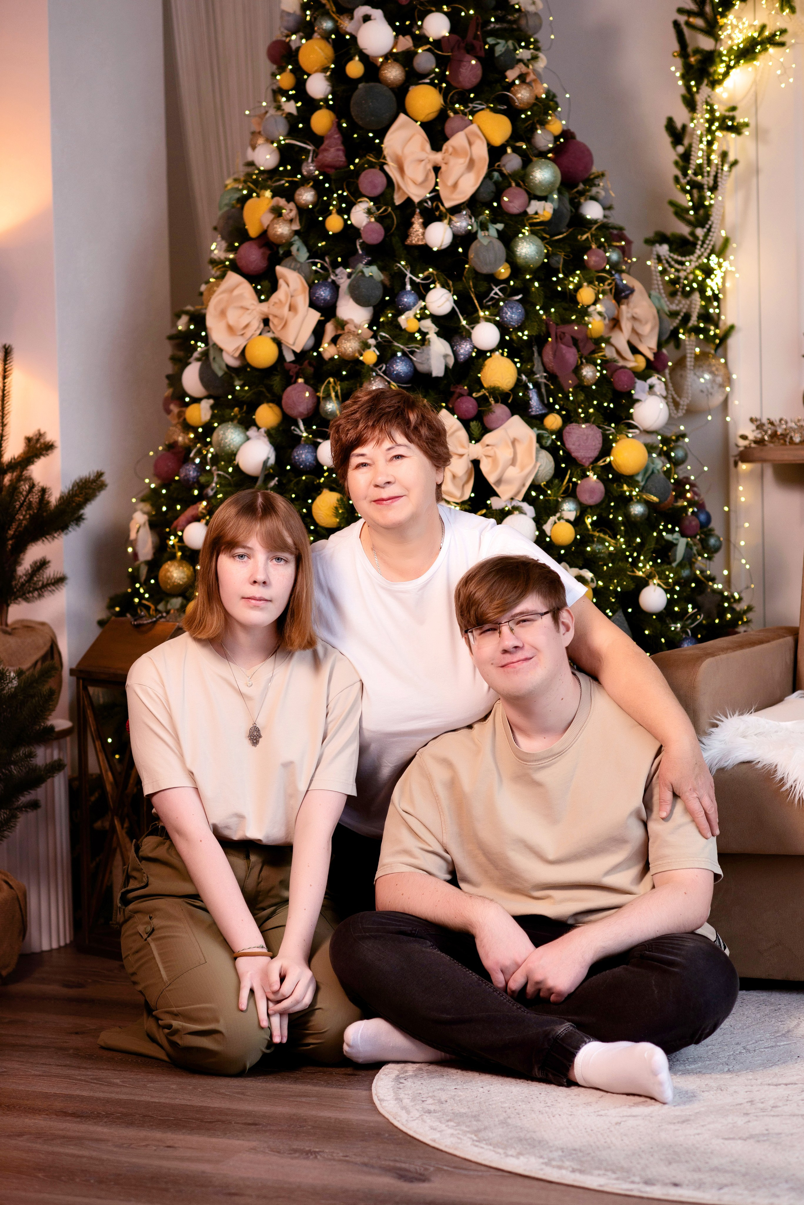 Наша семья. Новогодняя. Школьный, фэшн фотограф в Тюмени и в России Ирина Королева