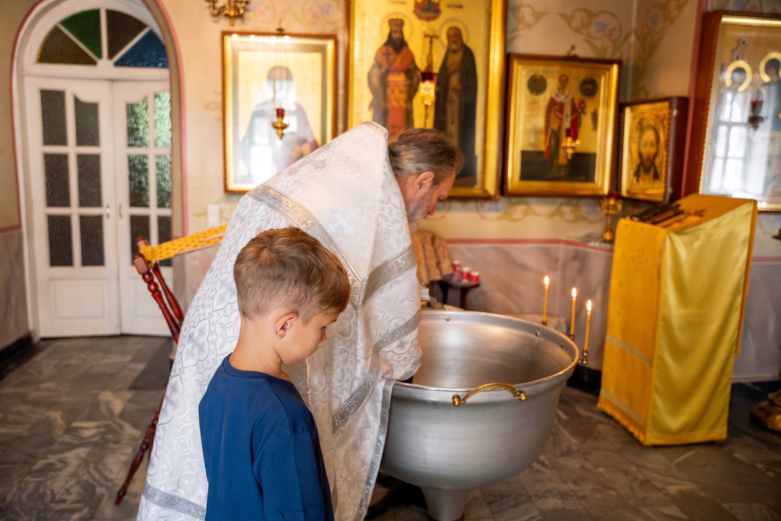 Крещение Даниила. Фотограф Юлия Попова