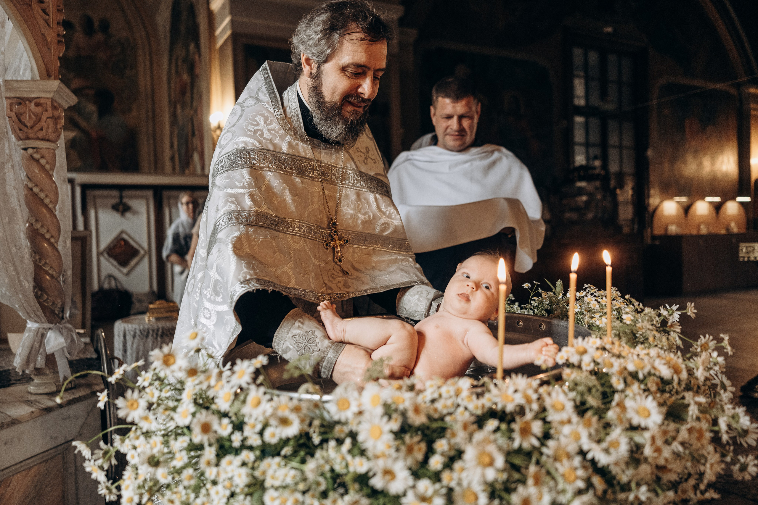 Крещение в Даниловском монастыре. Фотограф Светлана Мерзлякова