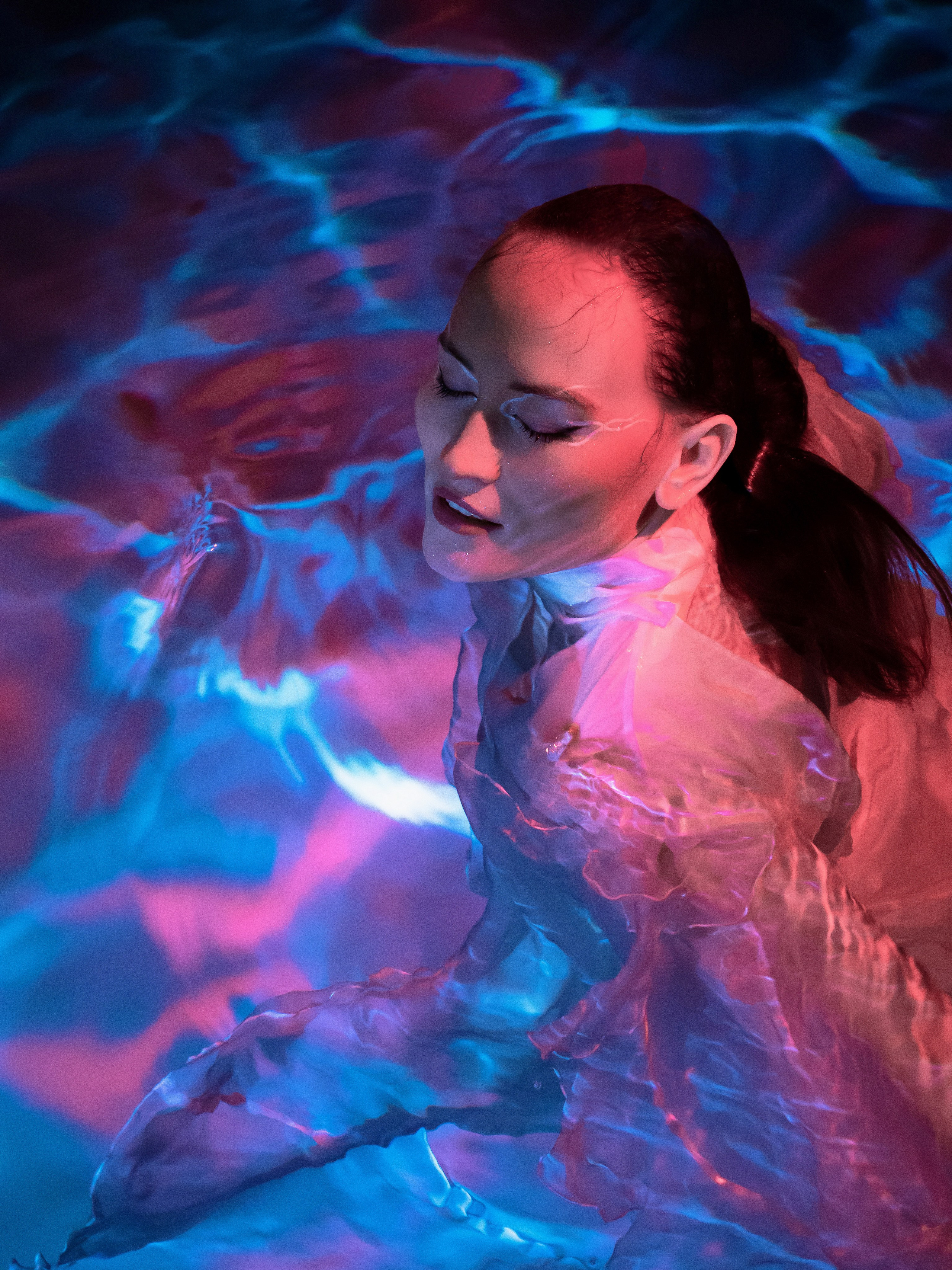 Персональная съёмка под водой для Мили. Фотограф Кристина Берг