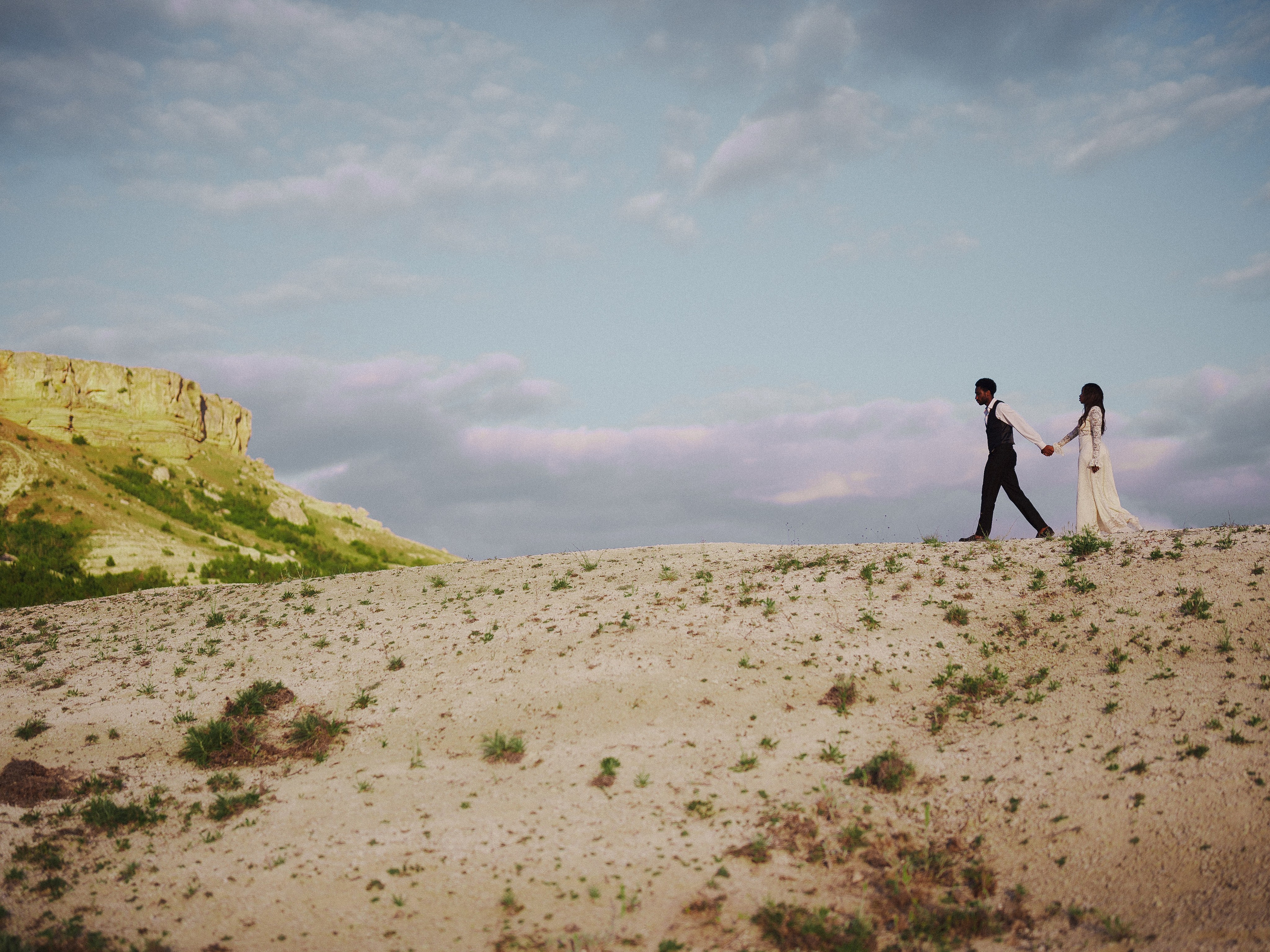 Прогулка на Белой скале. Фотограф Олег Сотник