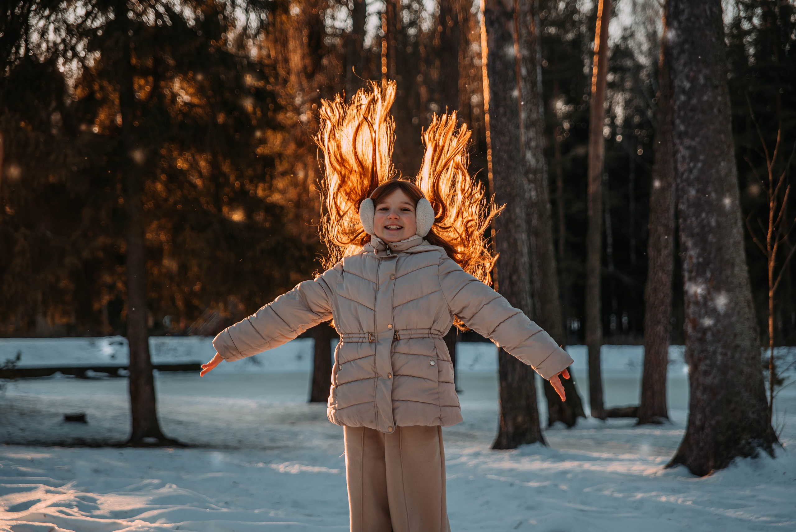 Зима. Леся Власова. Семейный Lifestyle фотограф в Москве