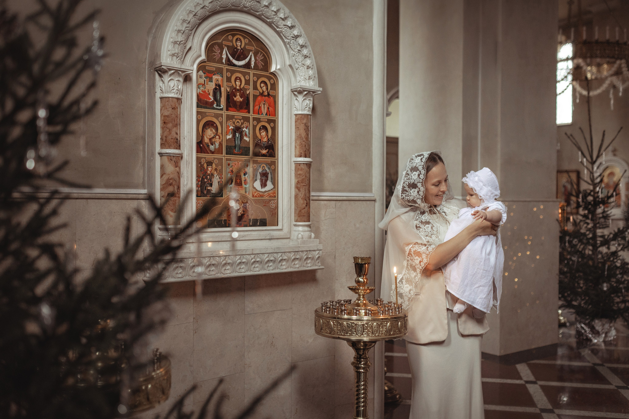 Таинство Крещение Ксении. Храм Александра Невского. Славянск н/К. Фотограф на Крещение и Венчание Краснодарский край — Гранкина Юлия