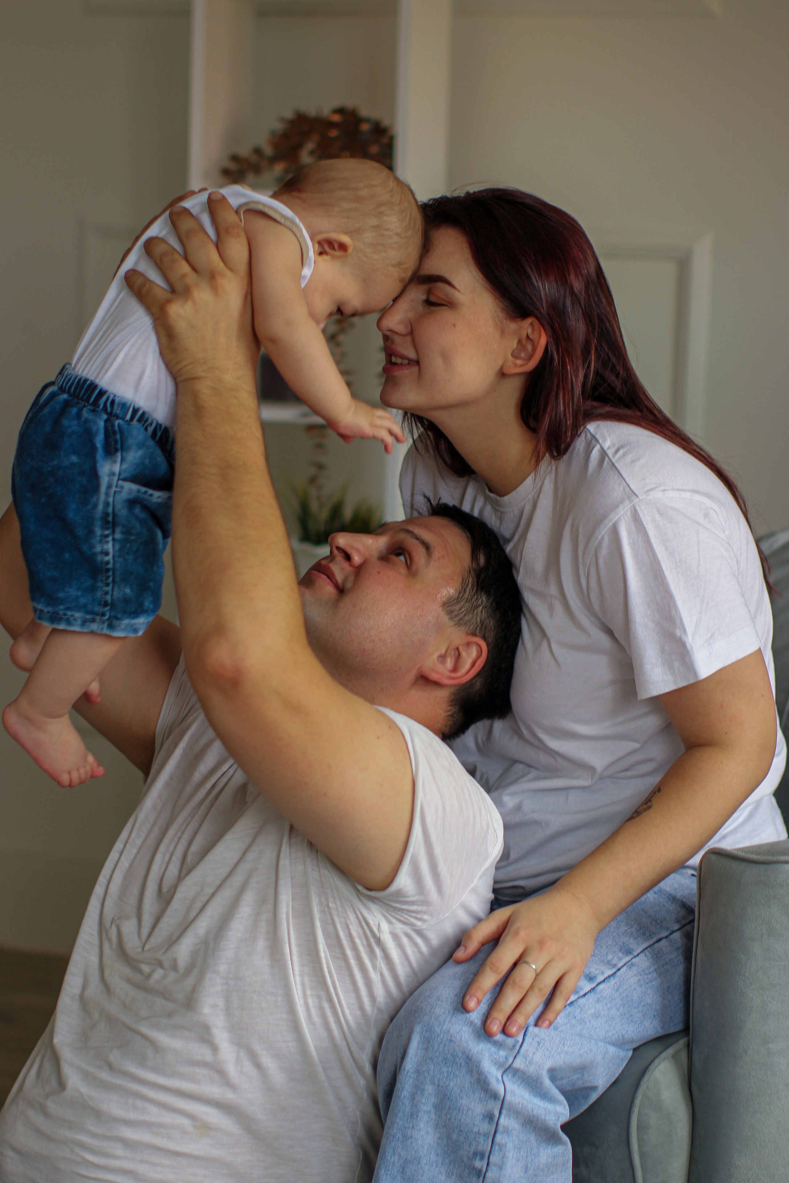 Роман, Елена и Матвей. Семейный и детский newborn фотограф в Ростове-на-Дону Наталья Лебедева