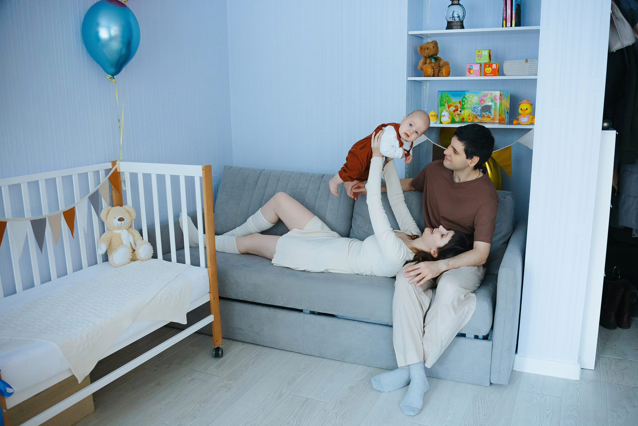 Илюшe 6 месяцев. Семейный и детский фотограф в Москве Александра Мак