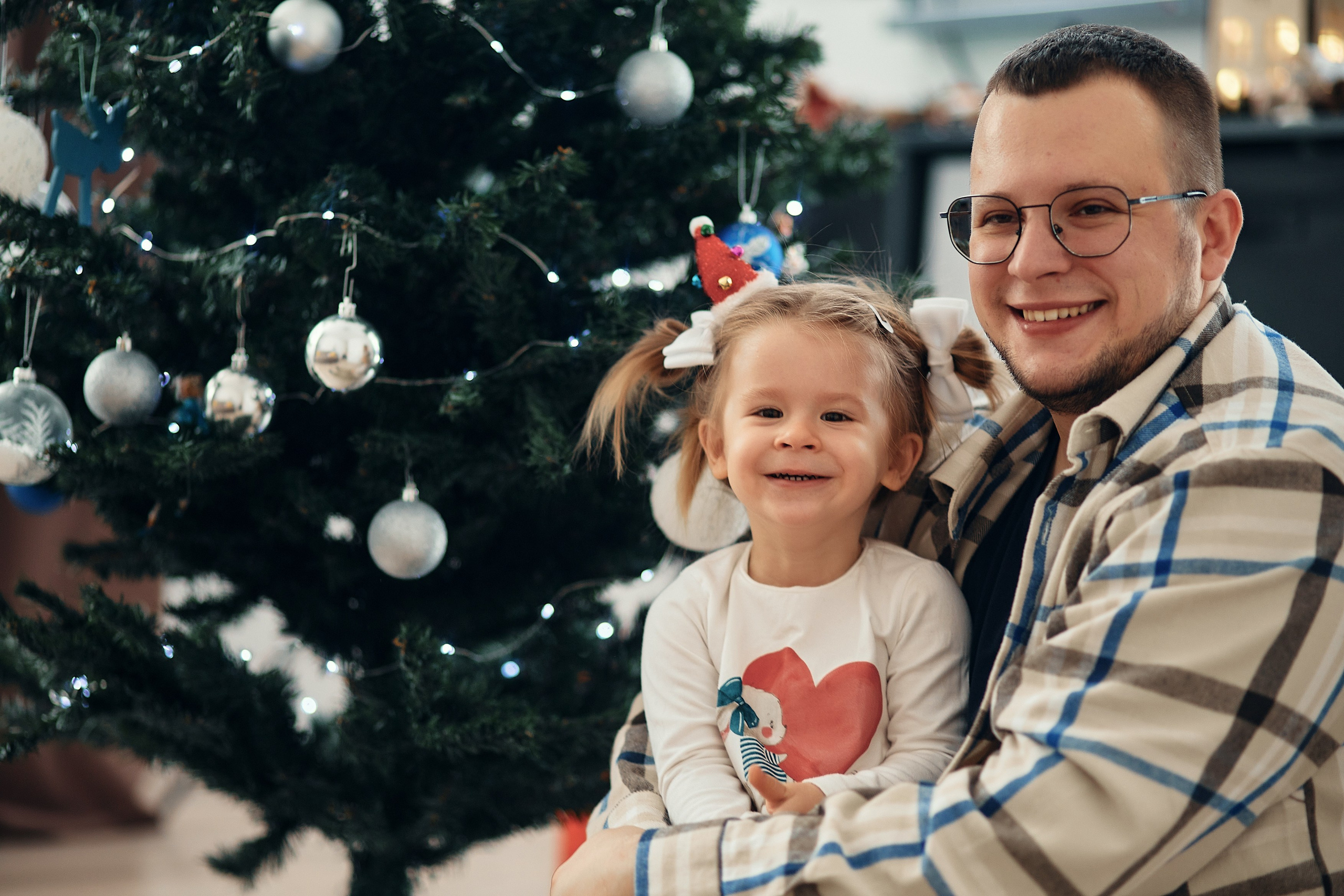 Домашняя новогодняя фотосессия. Семейный и репортажной фотограф в Красноярске и Москве Виктор Бабинцев