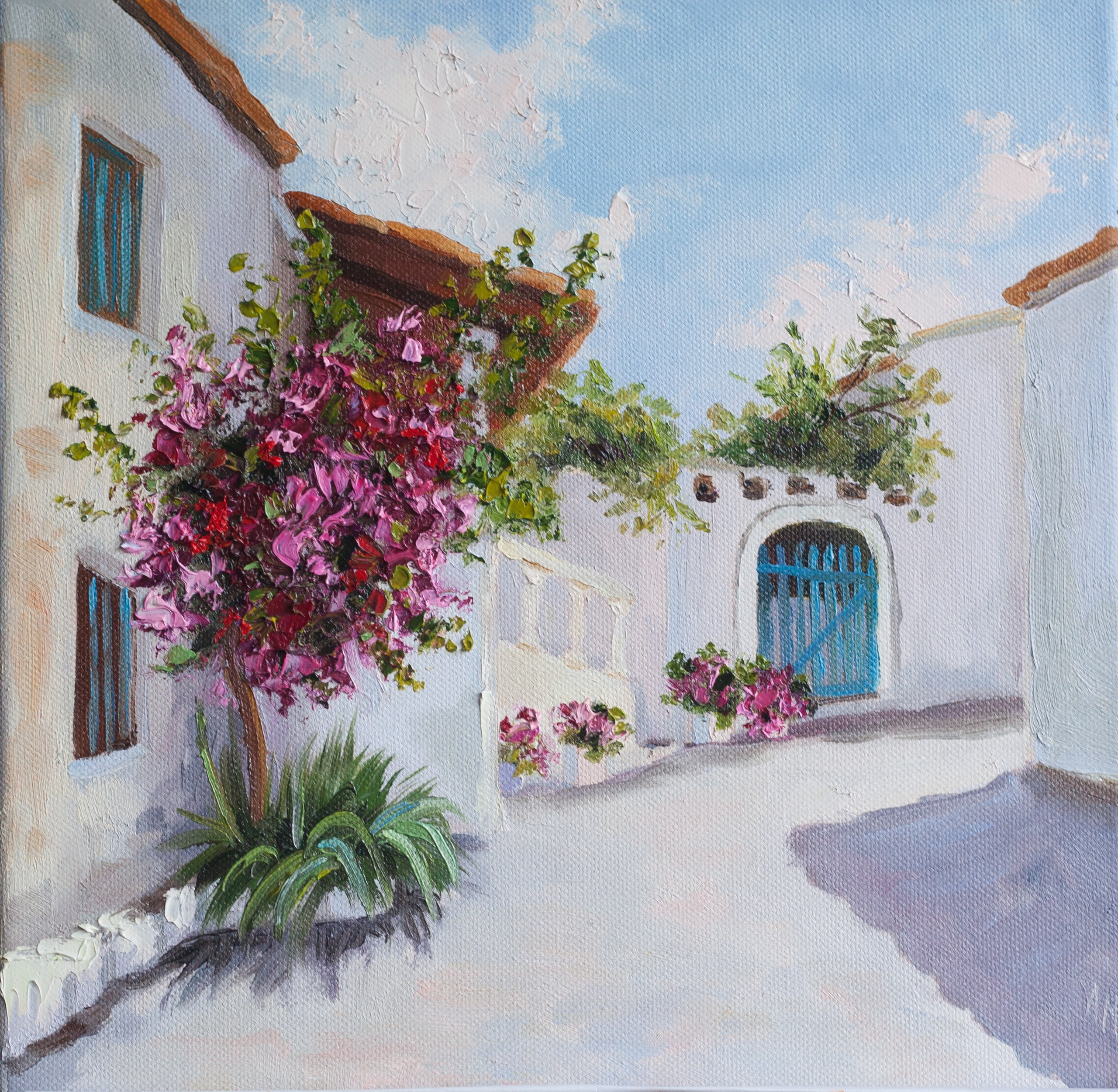 Белая улица. купить картину Саратов улица