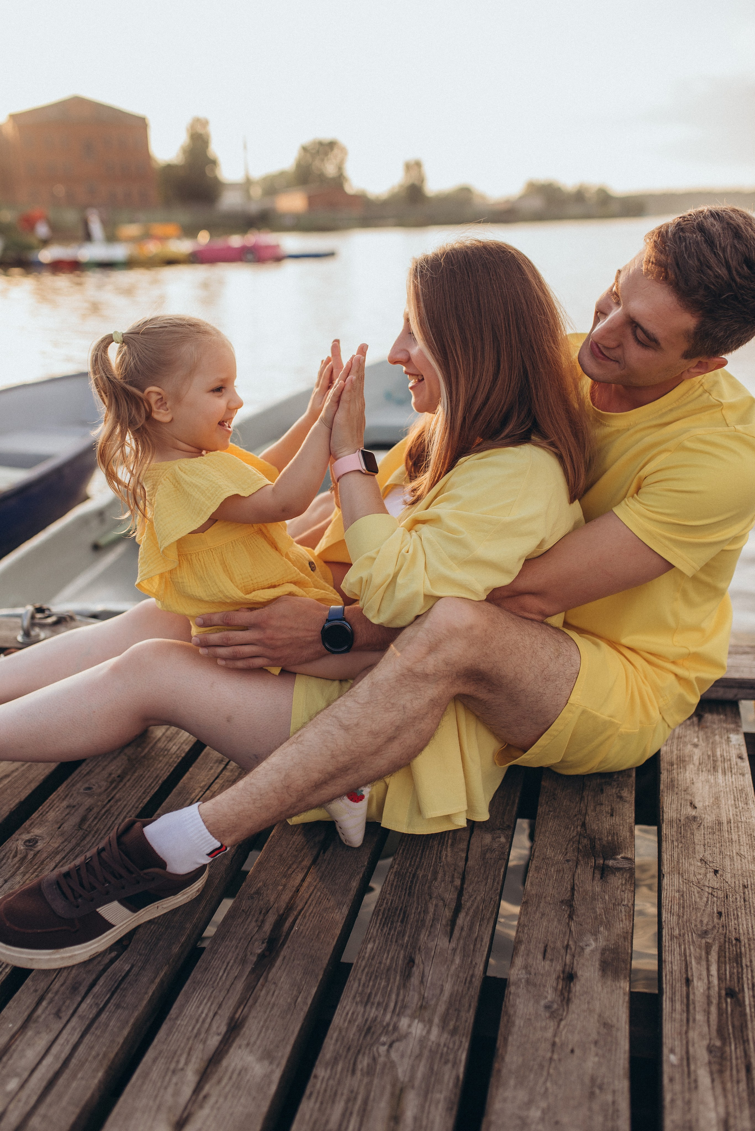 Летняя прогулка на закате. Семейный фотограф в Москве Екатерина Север