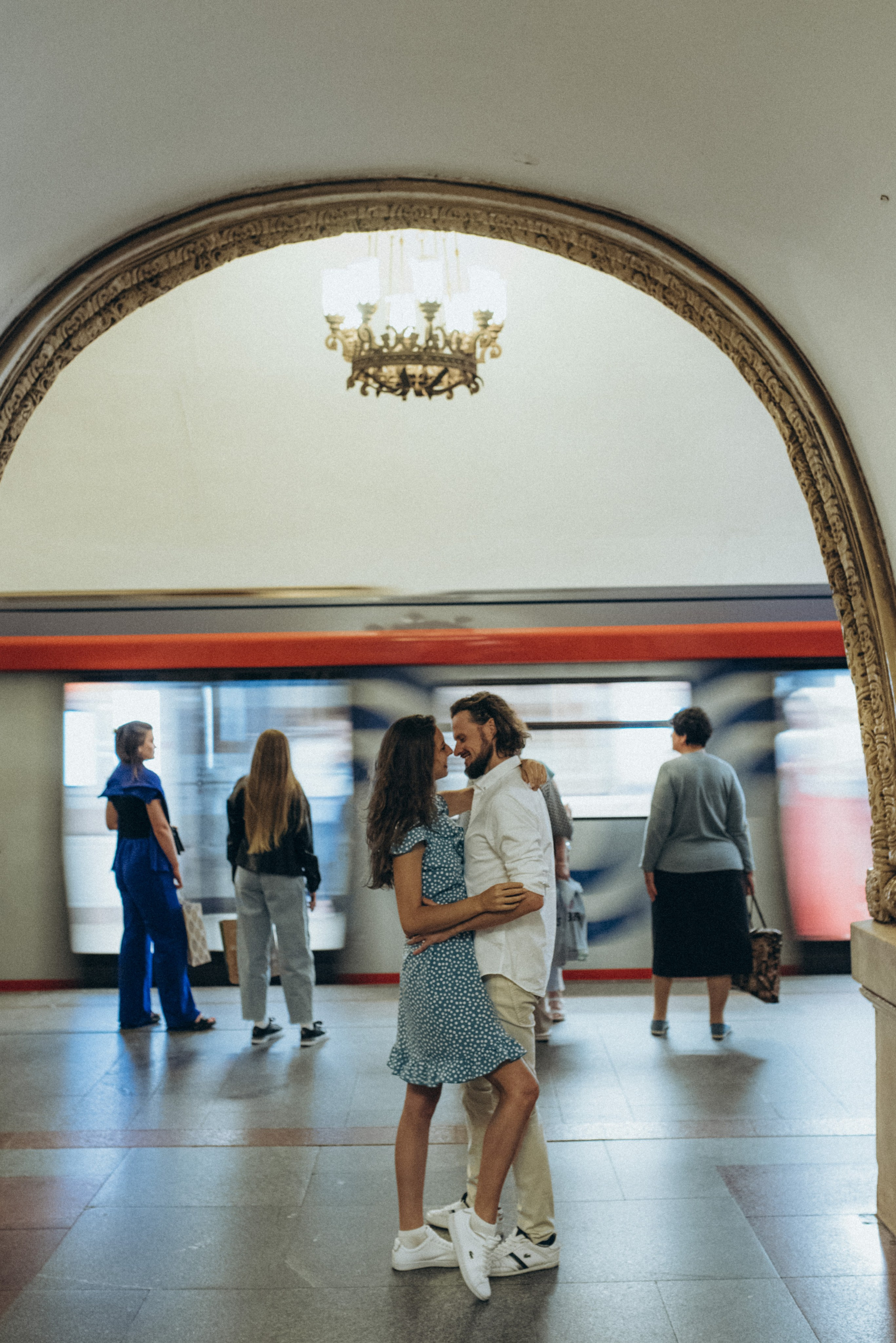 Lovestory в метро. Семейный фотограф в Москве Екатерина Север