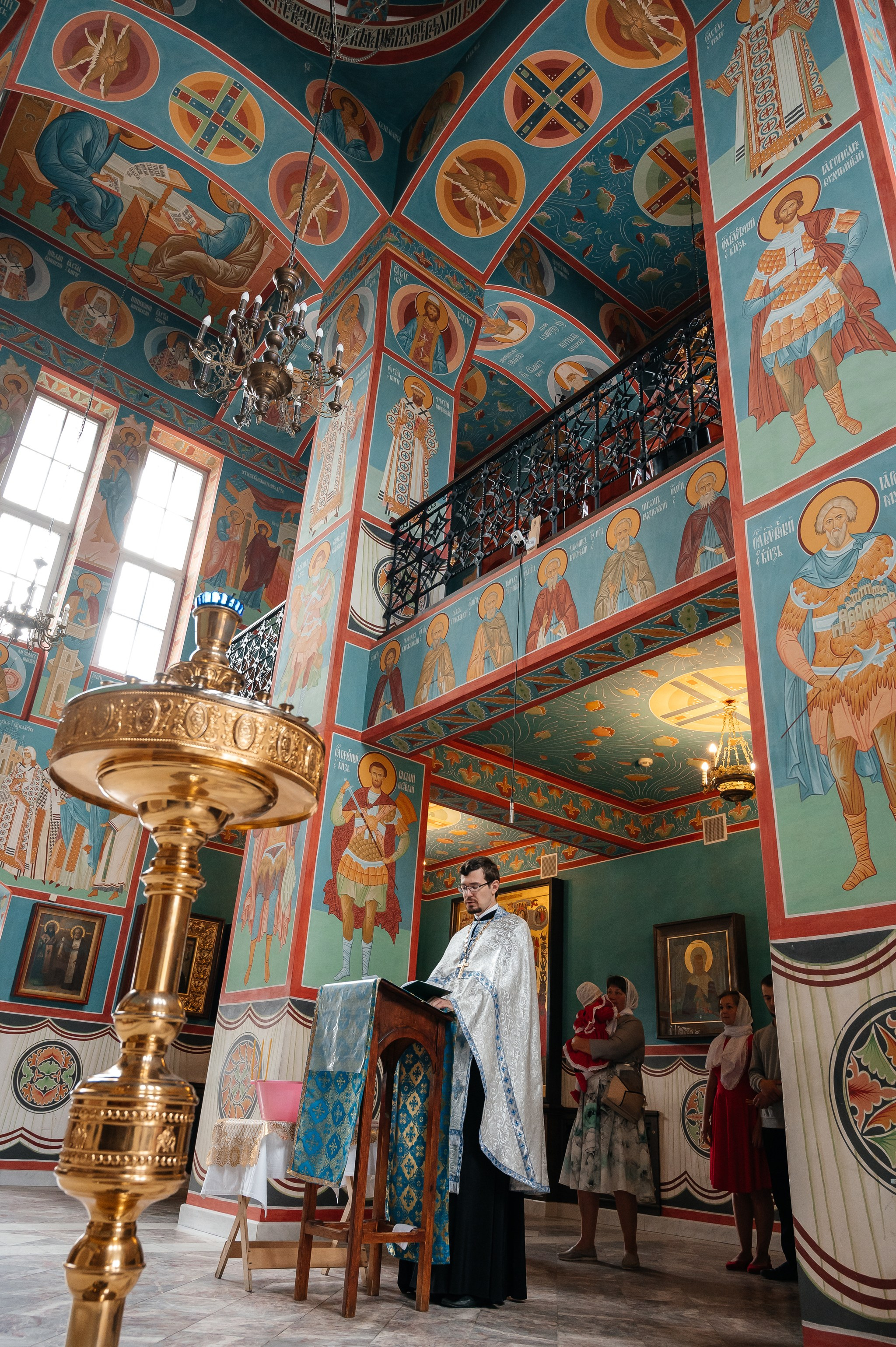 Крещение в храме. Свадебный и семейный фотограф из Санкт-Петербурга Климов Анатолий