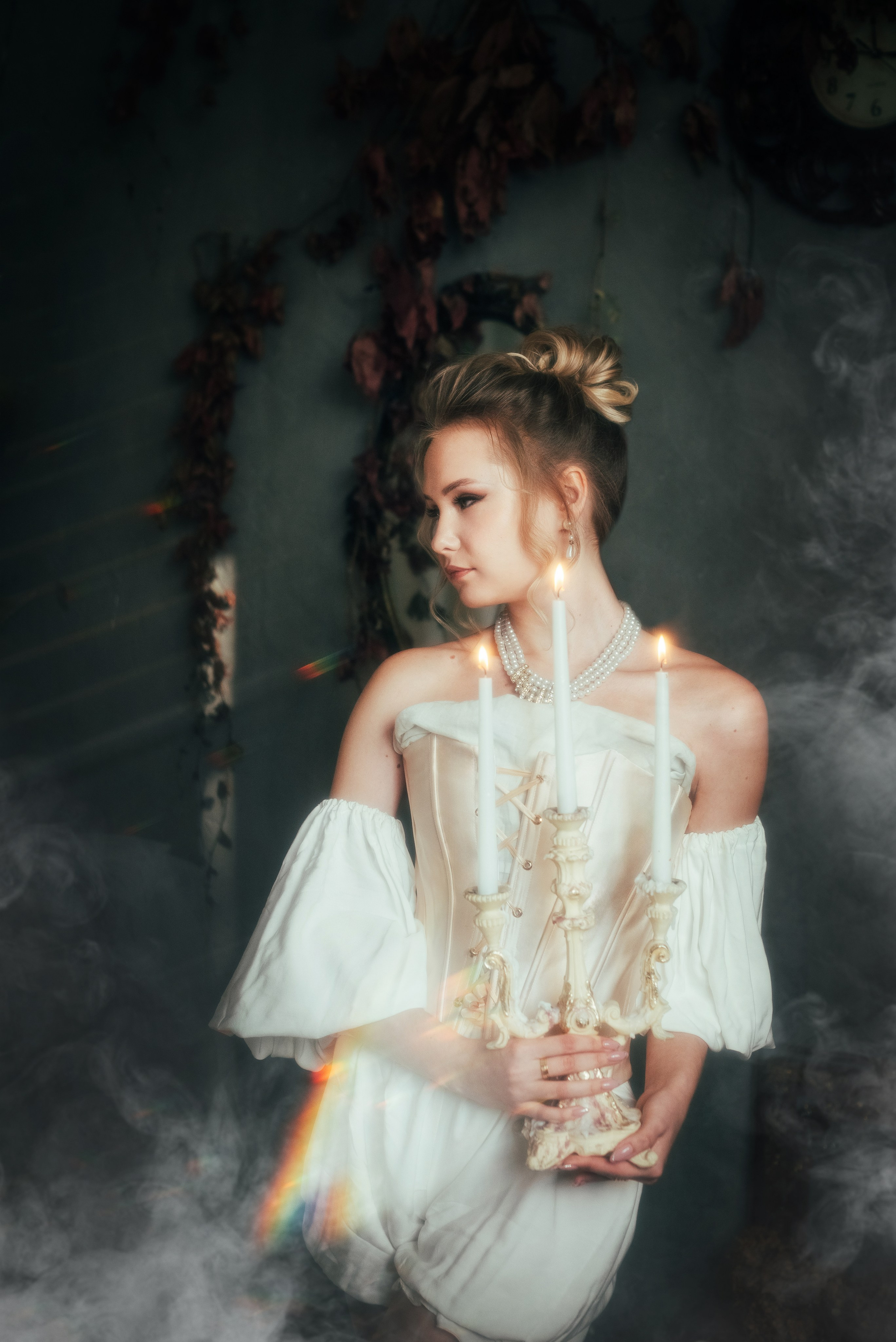 Фотосессия с дымом античном стиле Кемерово