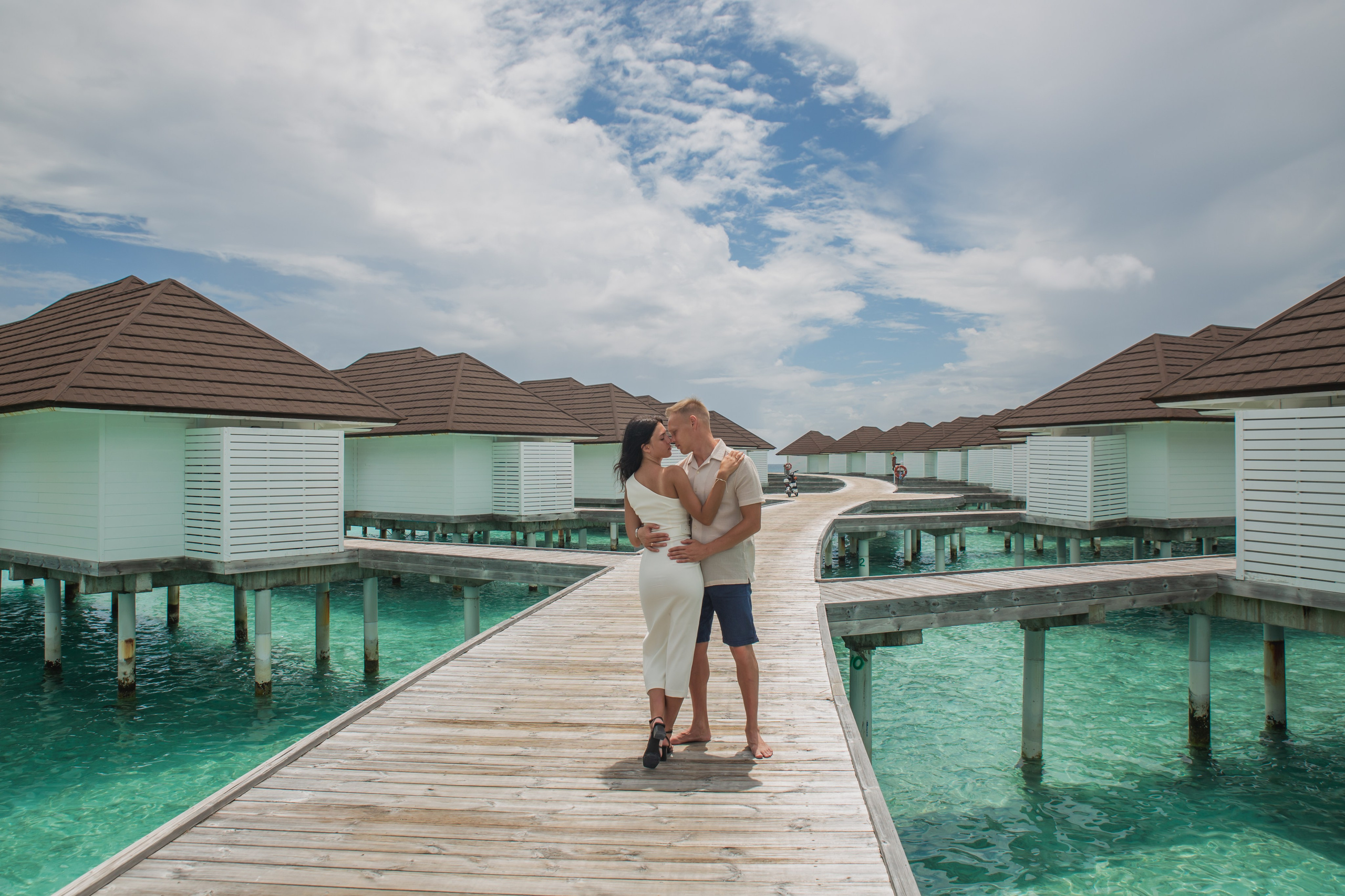 Love story. Photographer in Maldives