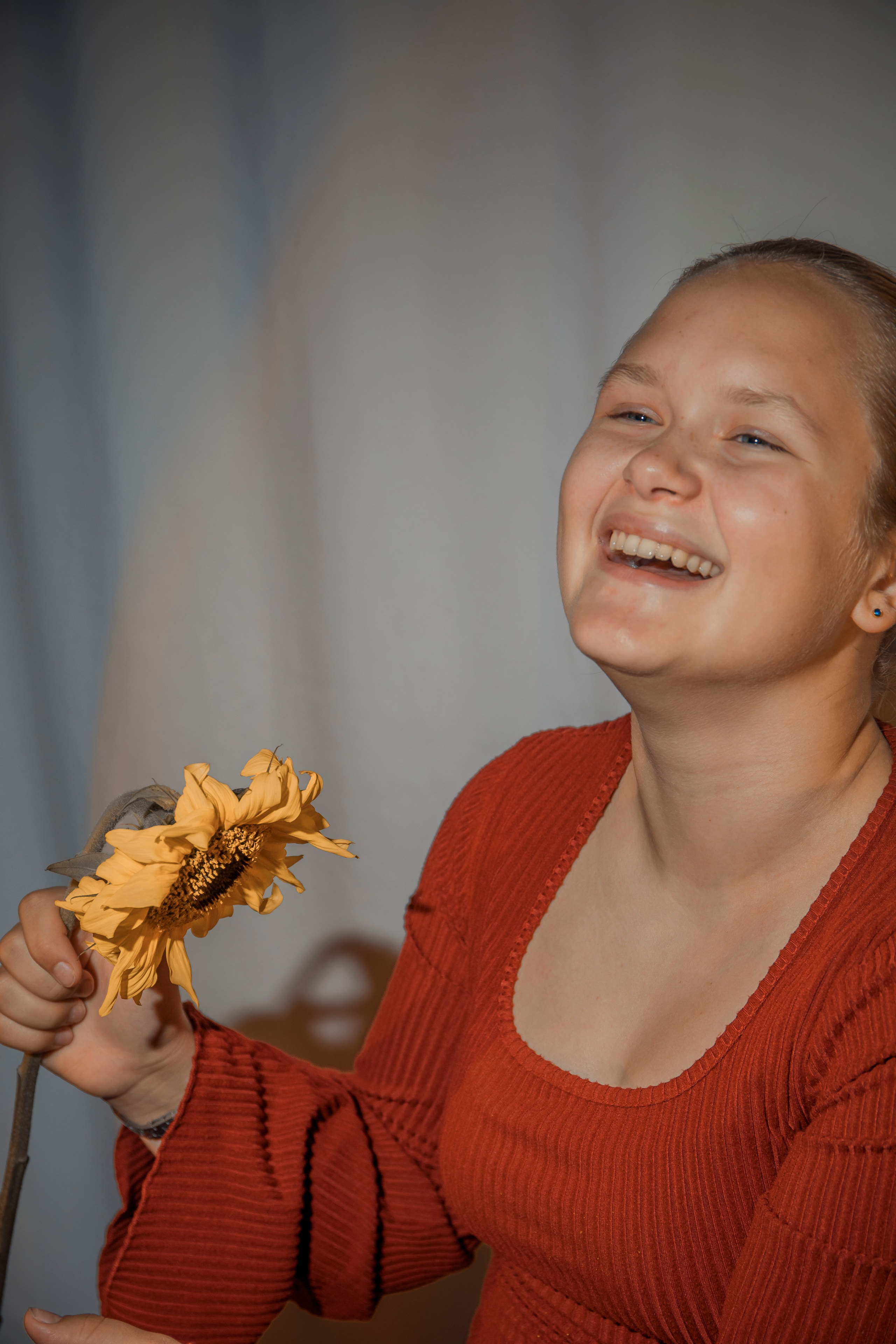 Сподсолнухом. Арт- фотограф Москва