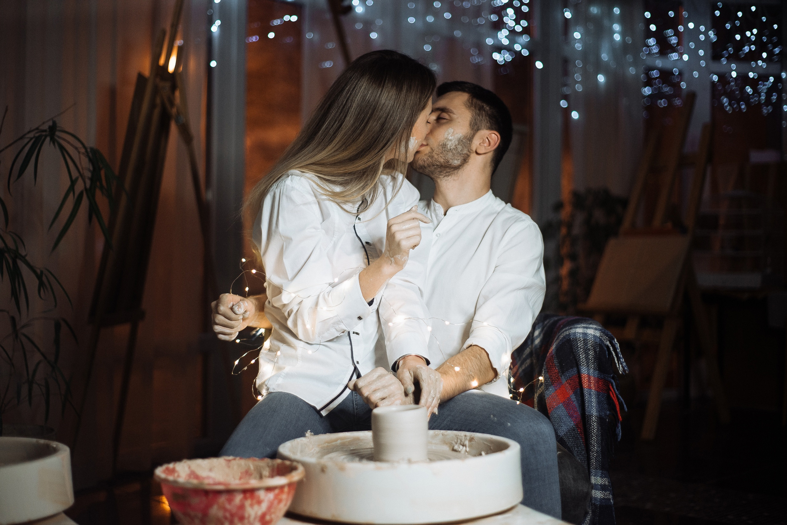 Романтическое свидание в гончарной мастерской. Свадебный и семейный фотограф Ростов-на-Дону Евгения Борисова