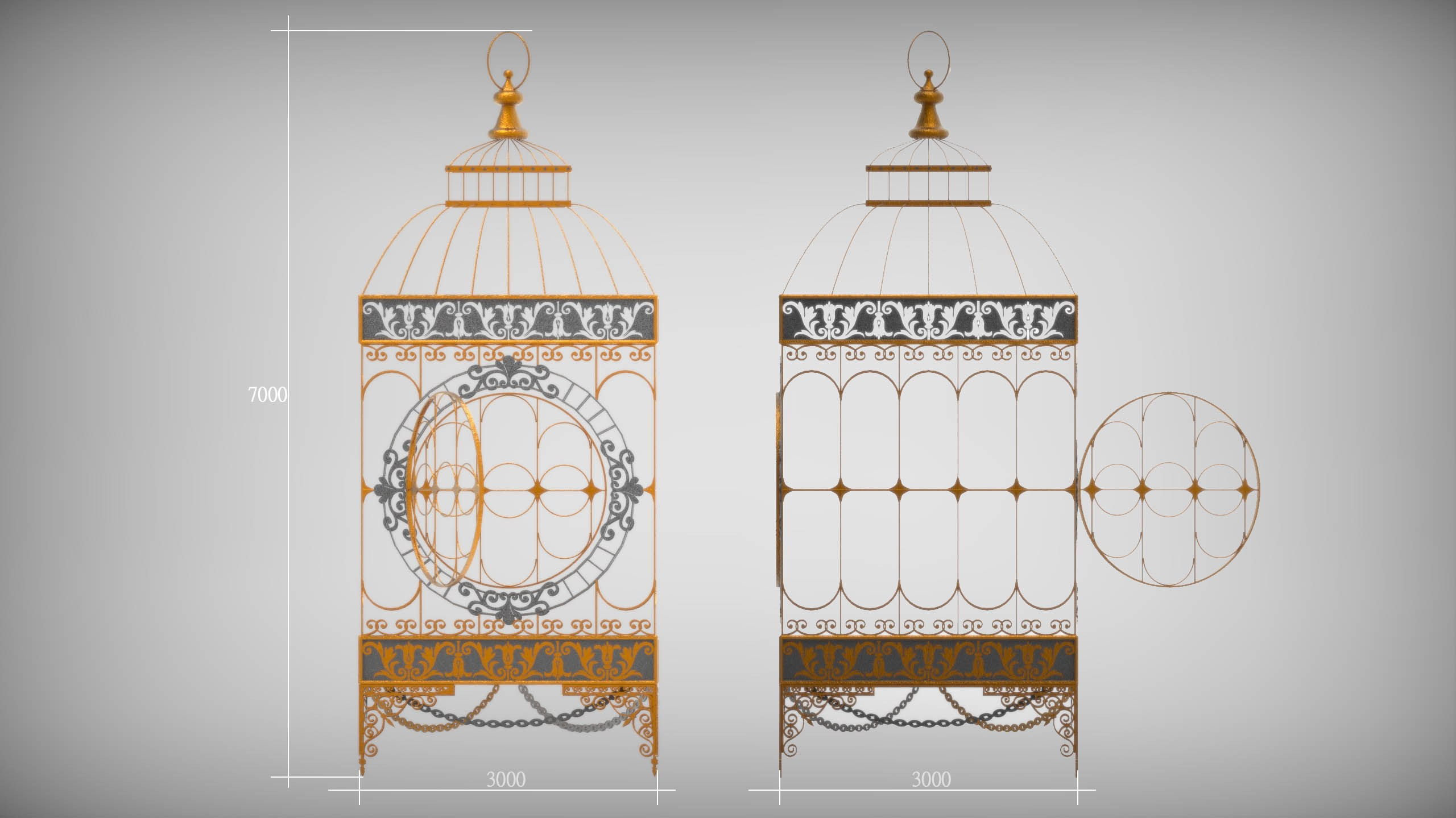 TECHNICAL DRAFTS. Munina Dina. Set design portfolio