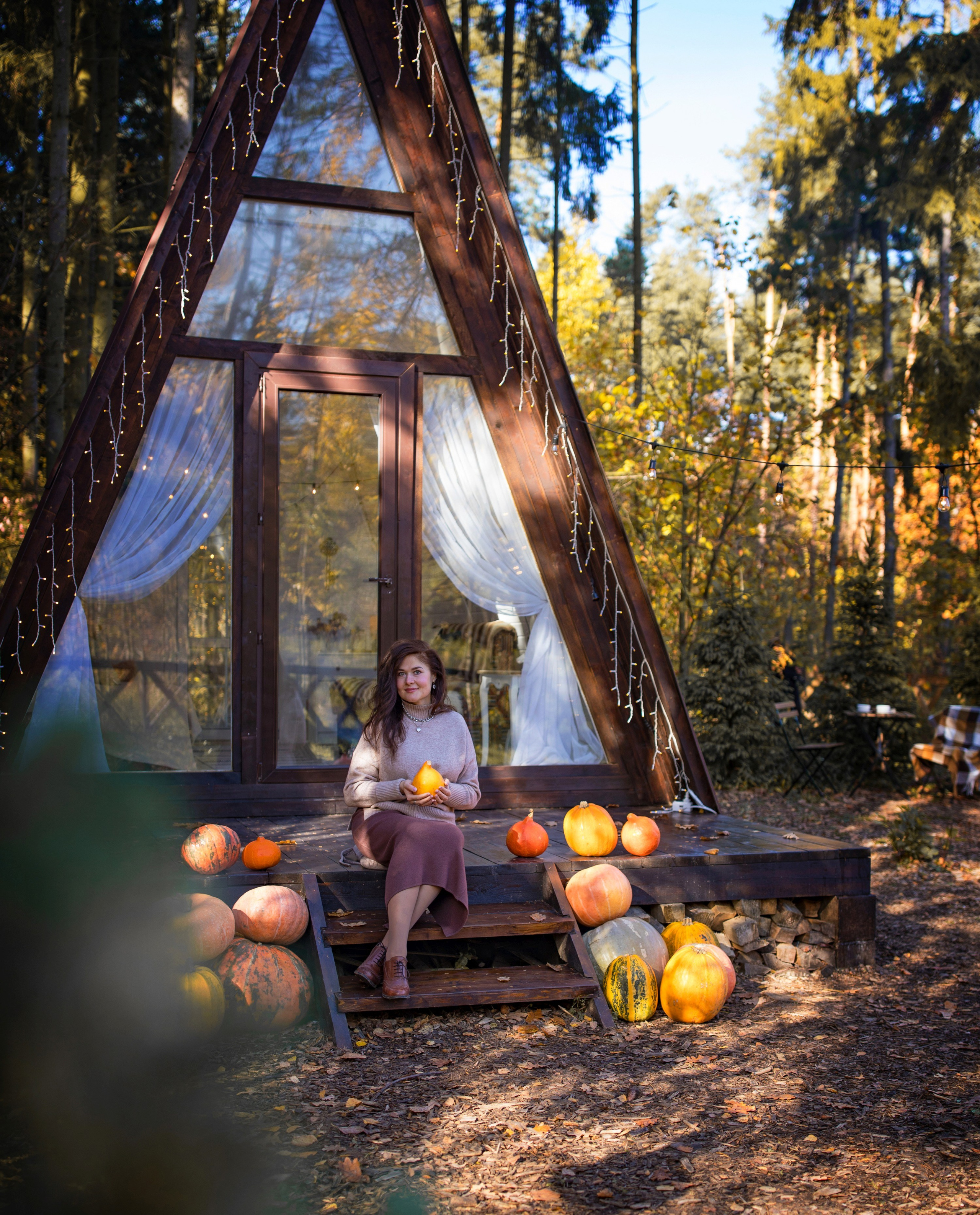Осенние съемки на природе. Фотосессии в Москве. Анастасия Жукова