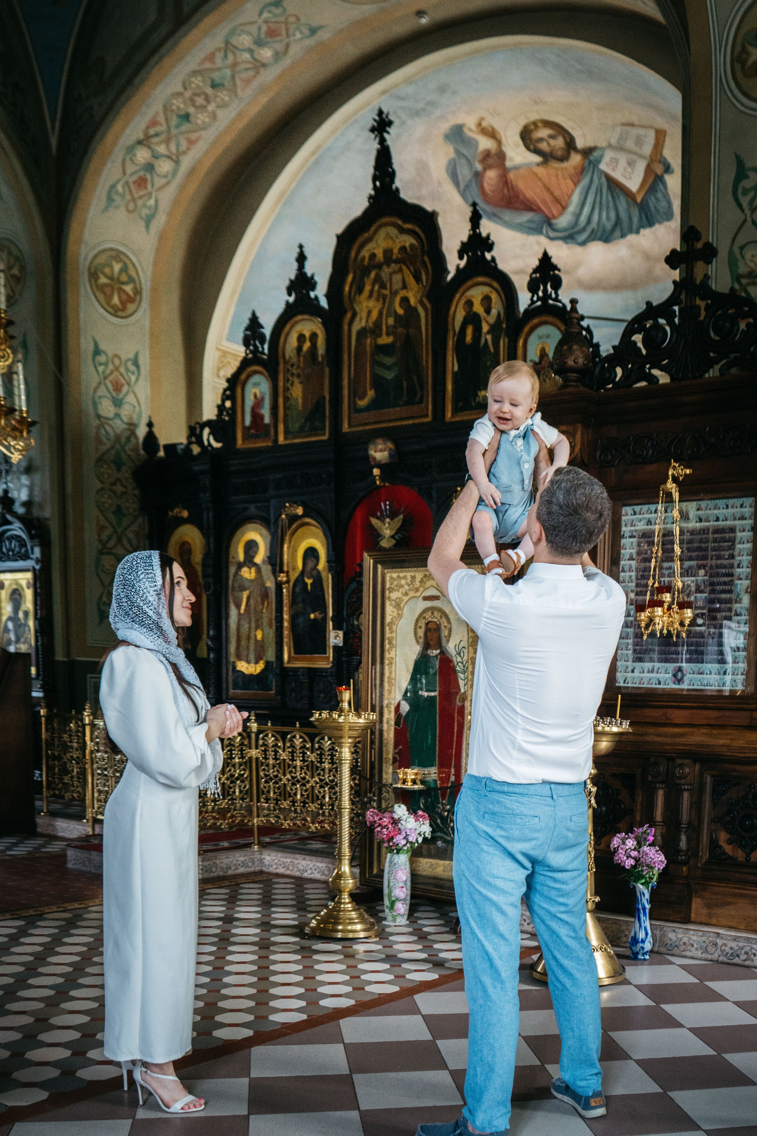 Крещение Филиппа. Семейный и детский фотограф г. Ногинск Катерина Ганюхина