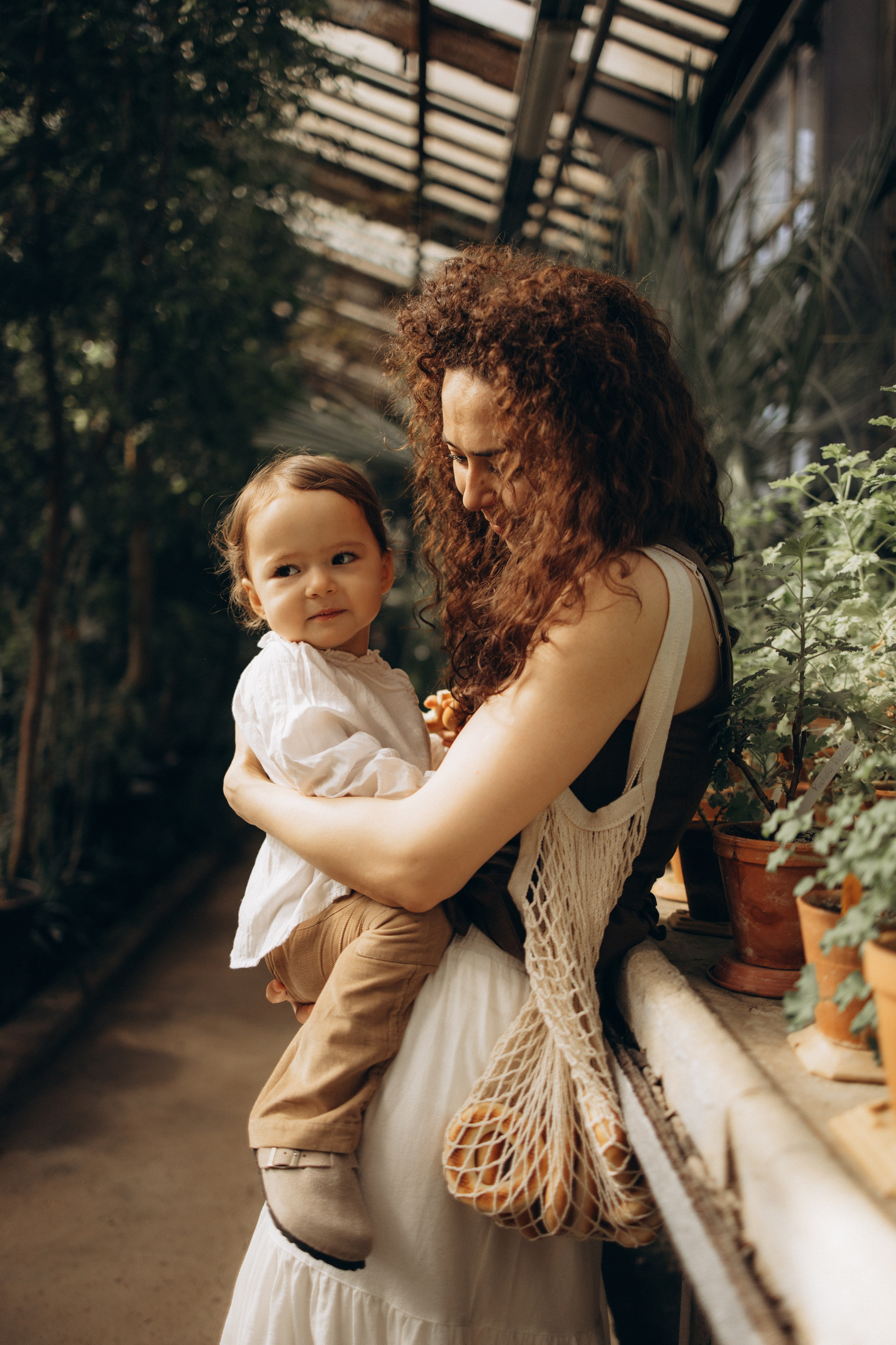 Прогулка по оранжерее. Семейный фотограф в Москве Ксения Аганина