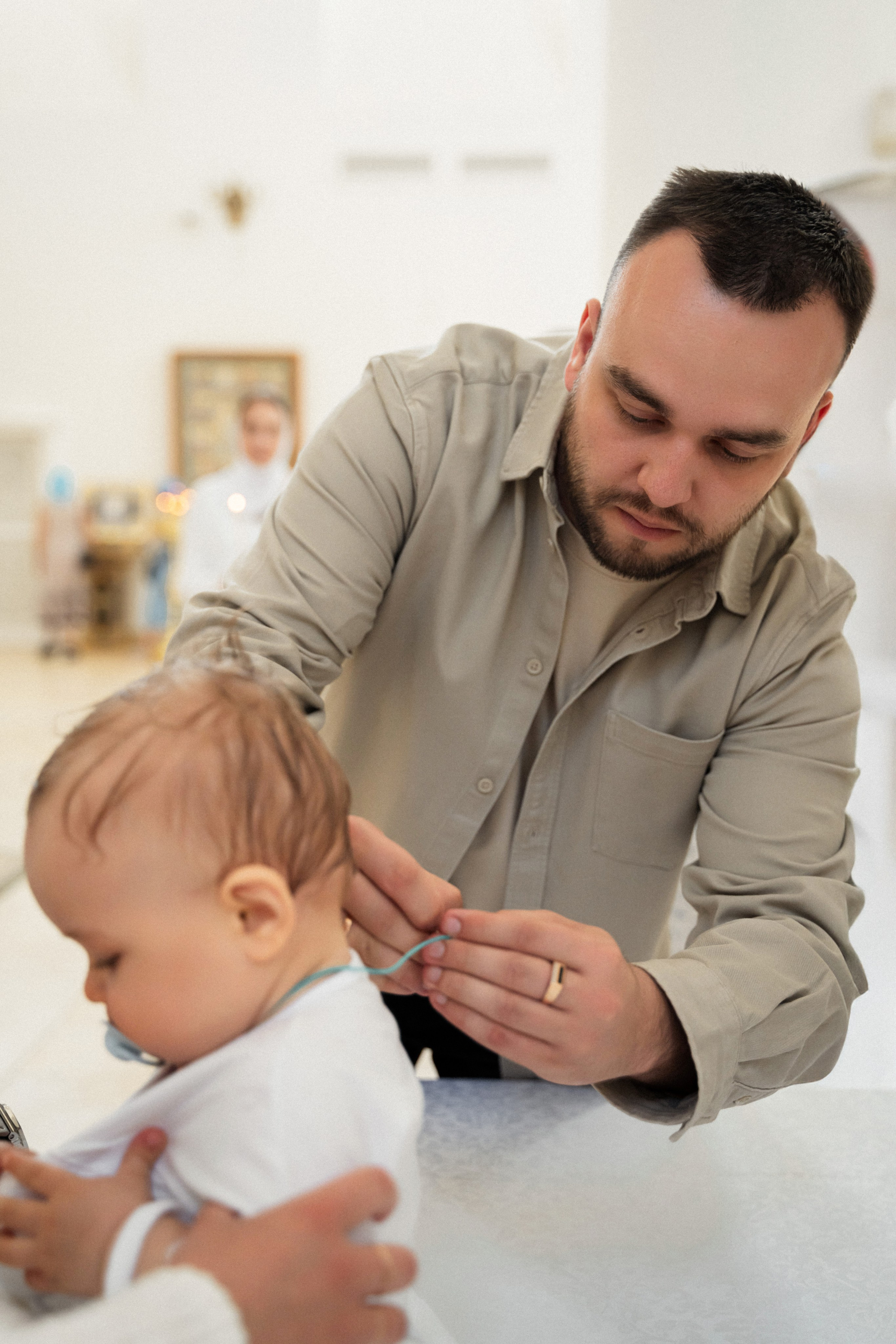 Крещение Макара. Фотограф Алина Филимонова Тверь