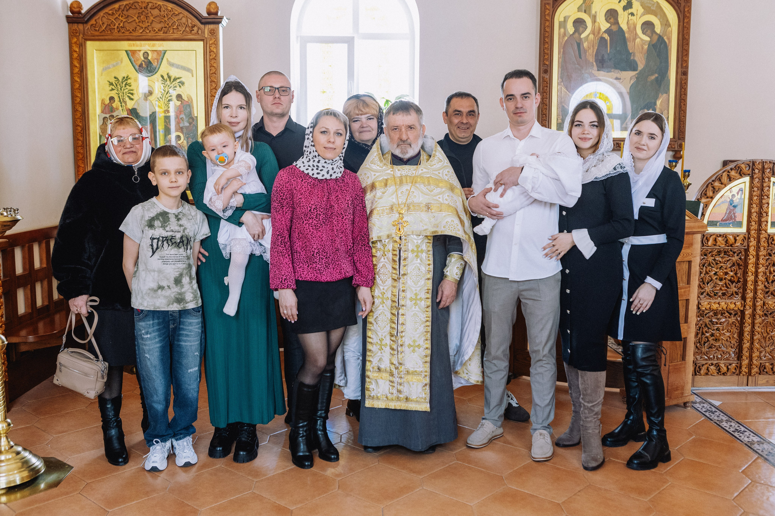 Крещение Артема и Полины. Фотограф в Курске Смирнов Евгений