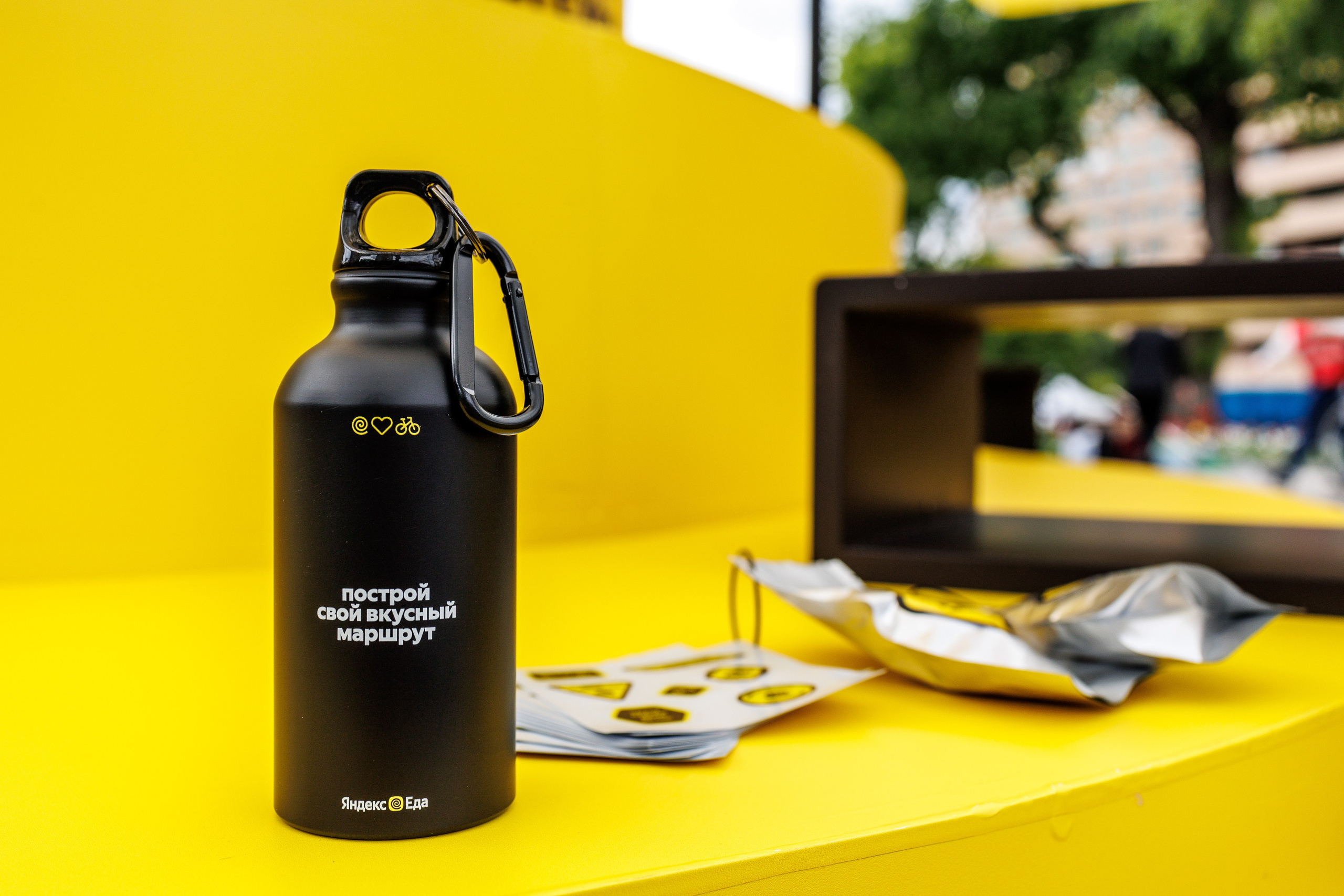 Яндекс Еда на Московском велофестивале. Коммерческий фотограф Ксения Есина