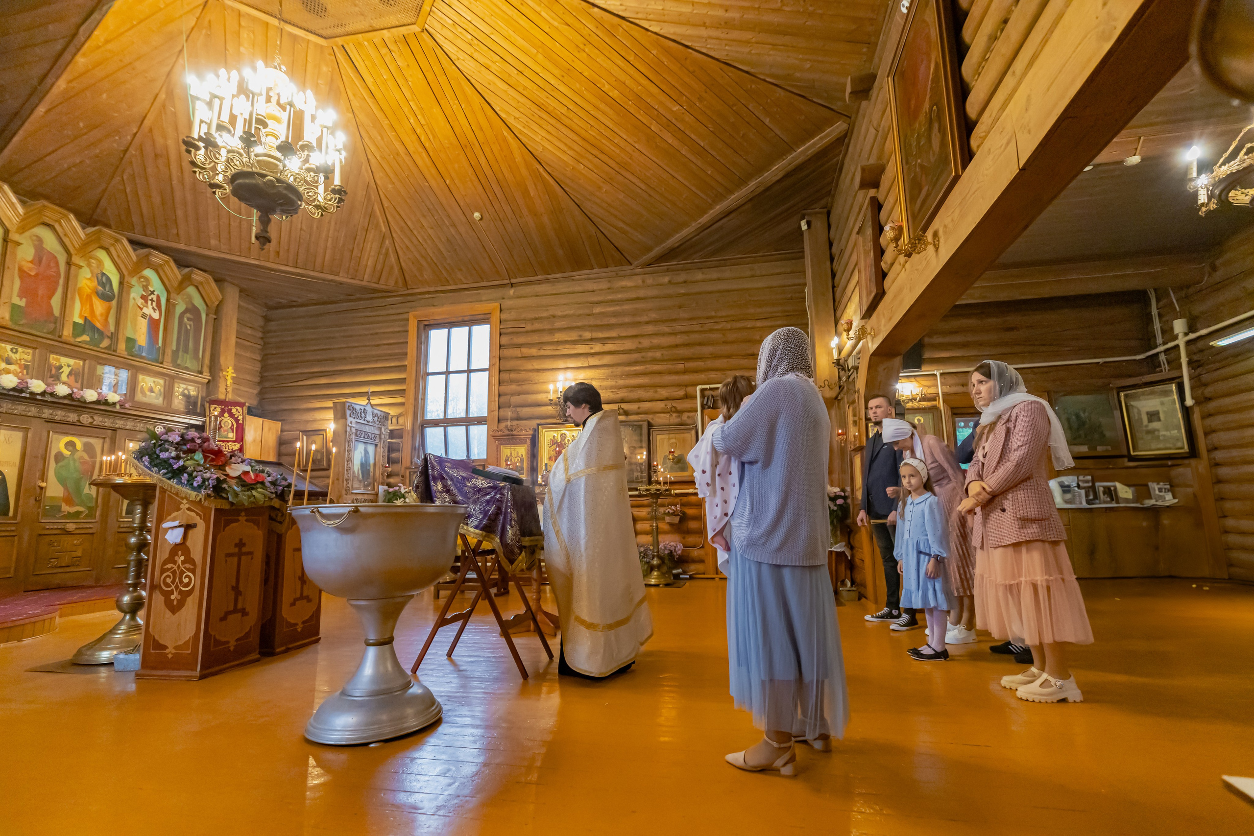 Крещение Полины «Храм святителя Филарета». Детский и семейный фотограф Евгения Вахнеева Москва Зеленоград