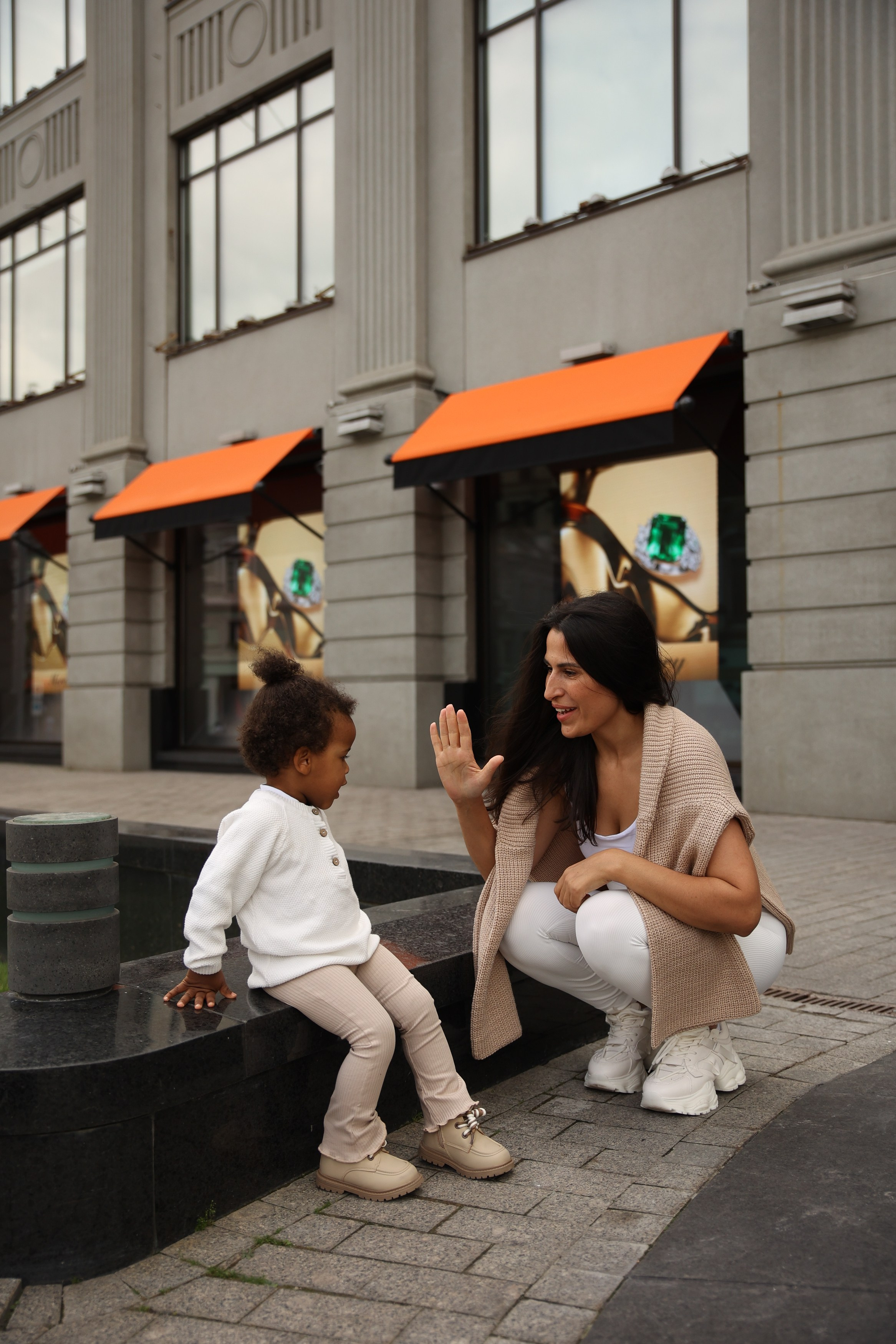 Фотосессия в Москве мама и дочка. Фотограф Владимир Москва