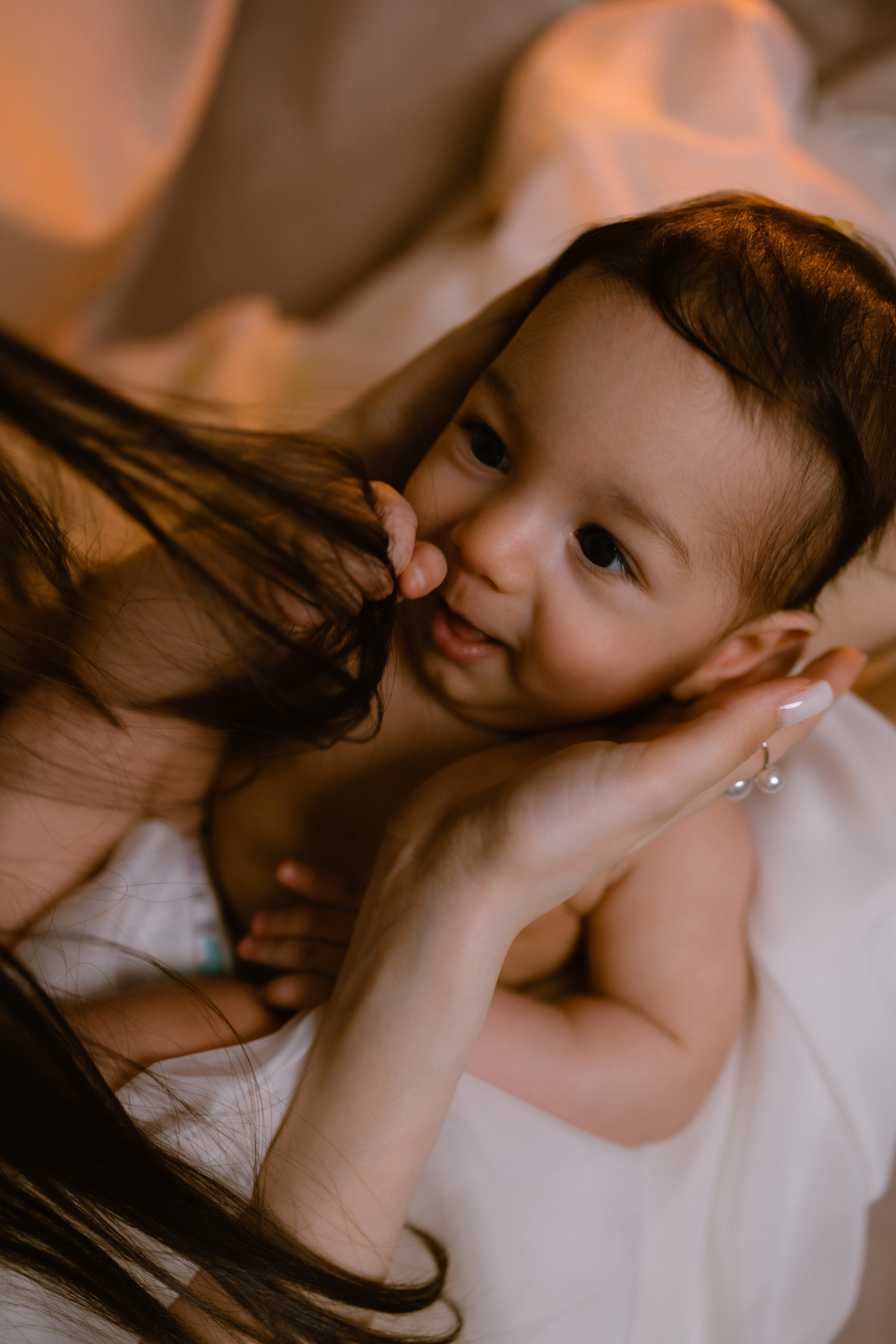 Вера и Арон, мама с малышом. Семейный и свадебный фотограф в Самаре Анастасия Воропаева