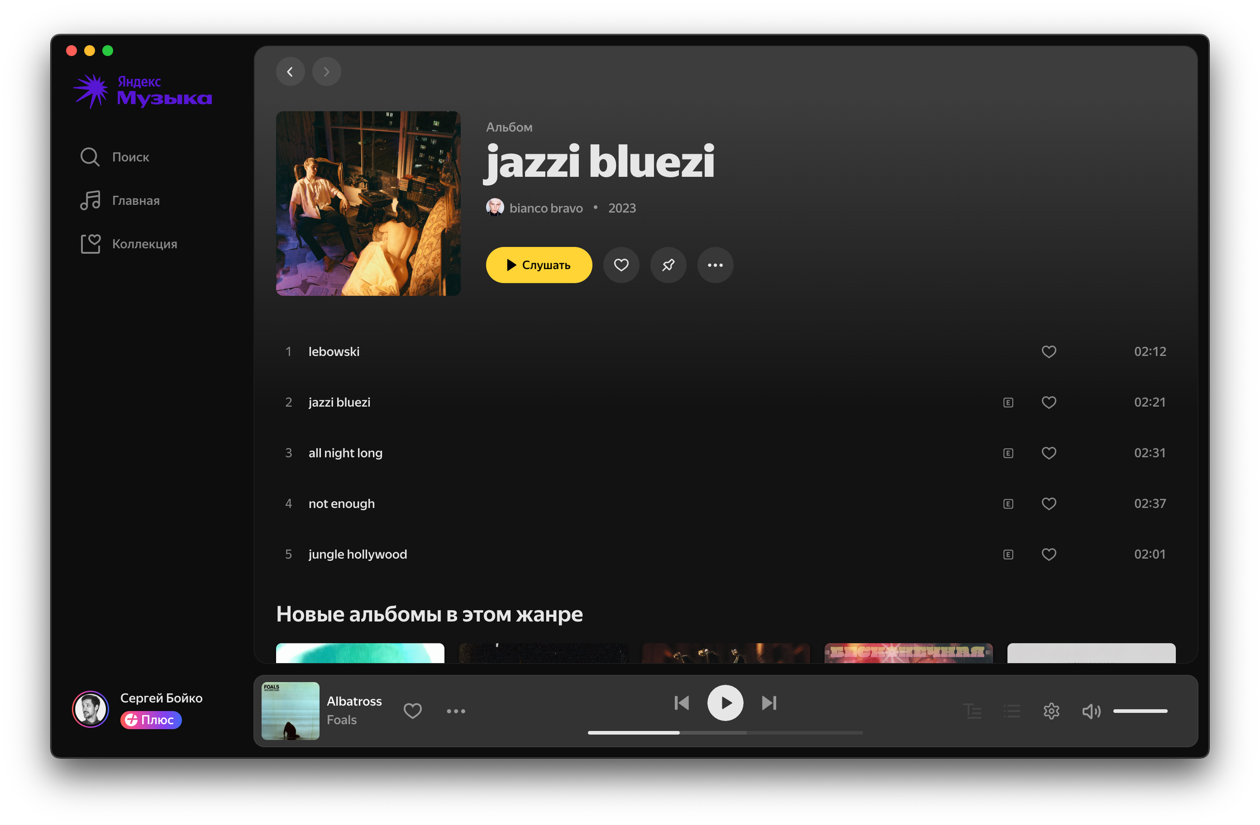 Обложка BravoBianco Jazzi Bluezi. Фотограф Сергей Бойко Москва