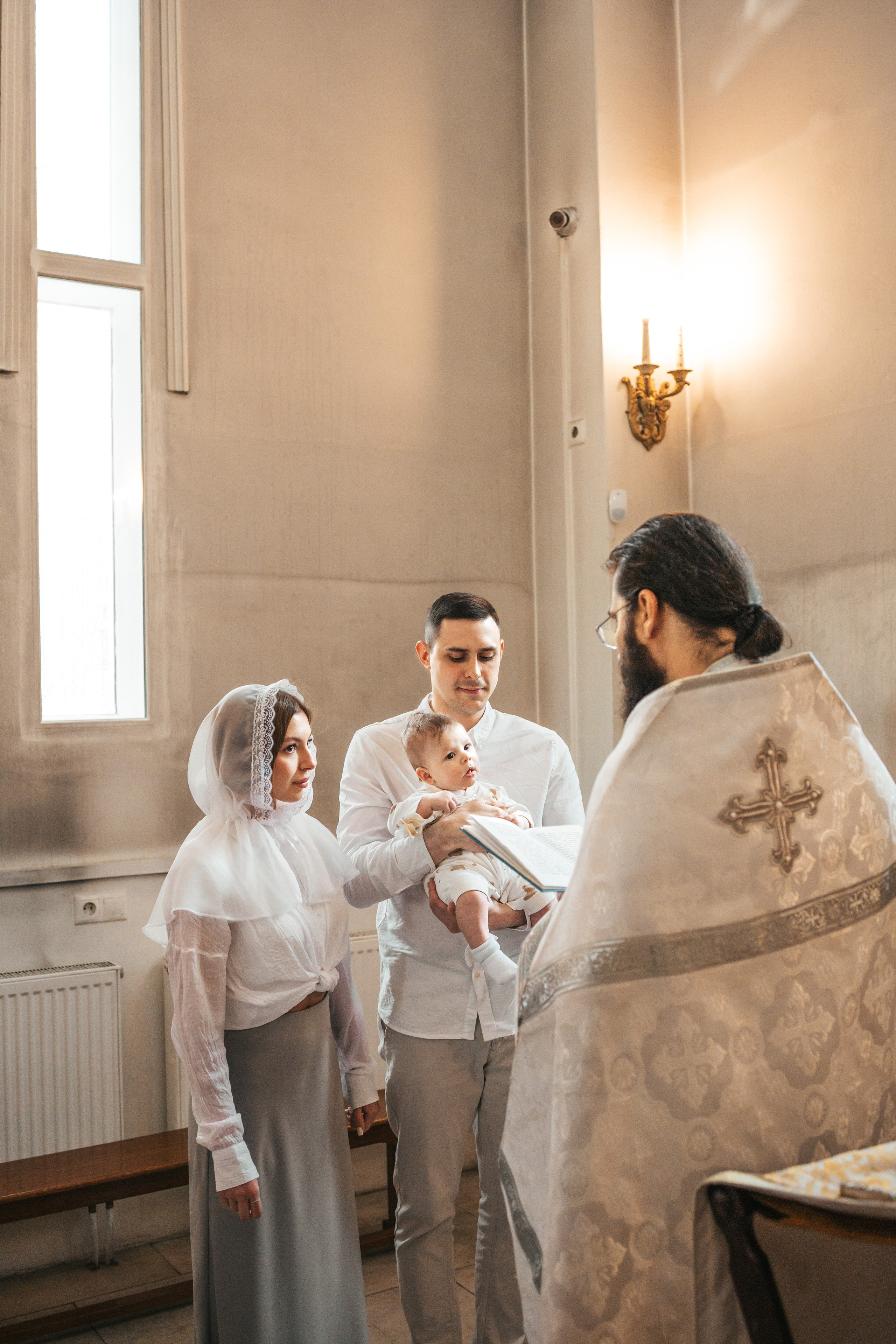 Таинство Крещения (Макар). Фотограф новорождённых Newborn Москва