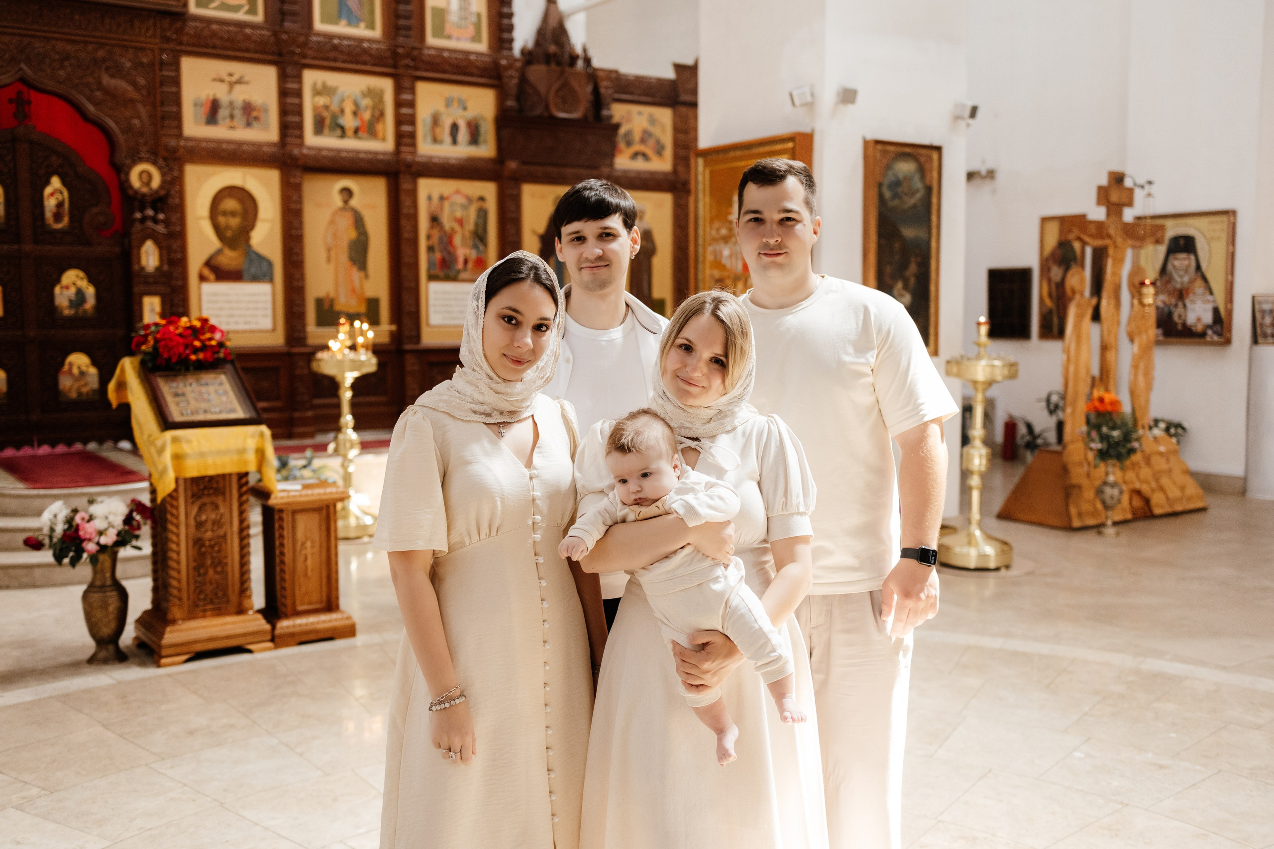 Таинство Крещения Саши. Фотограф новорождённых Newborn Москва