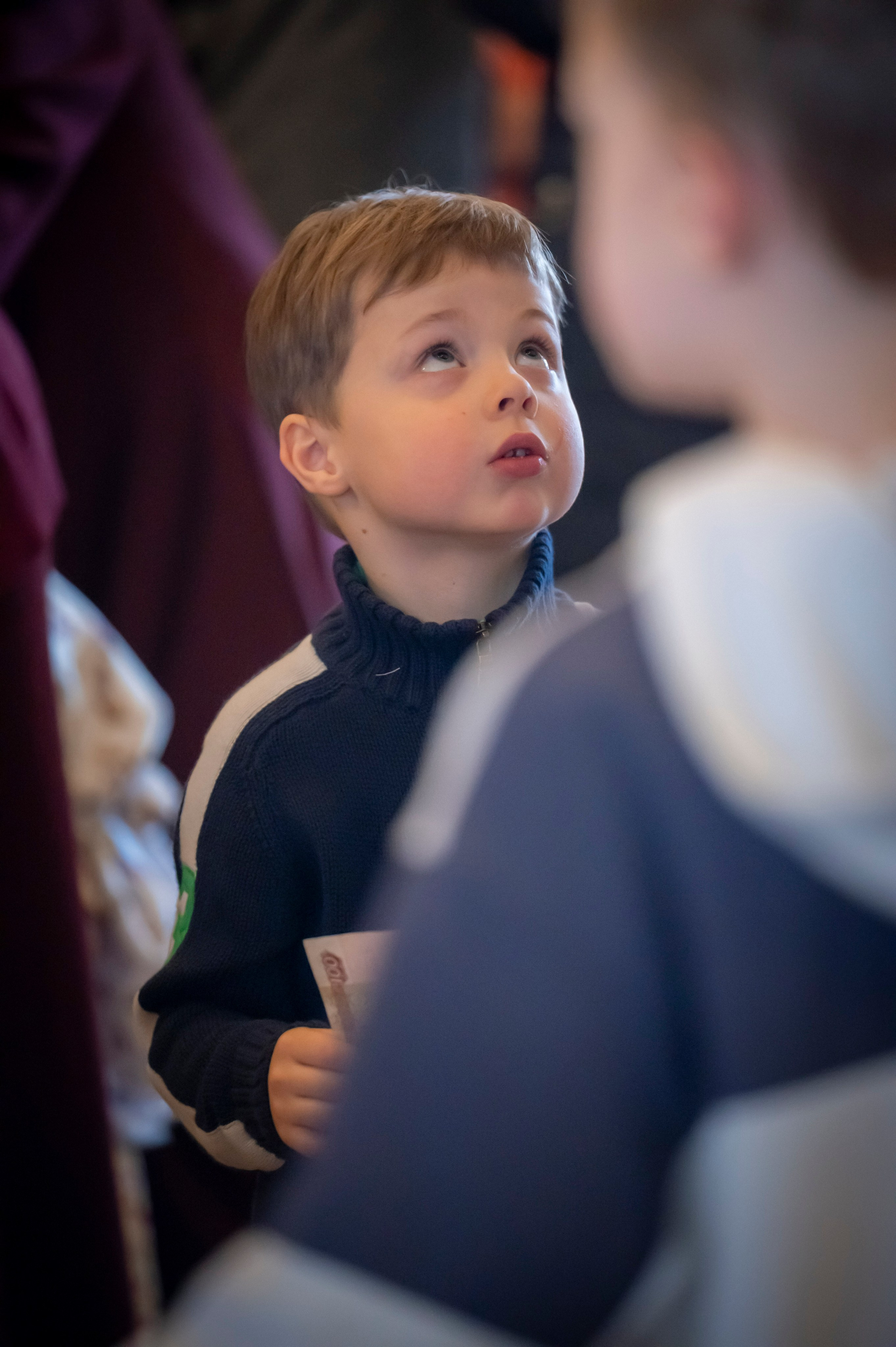 Богородский храм. Благовещение. Божественная Литургия. Антон и Татьяна Денисенко — В храме
