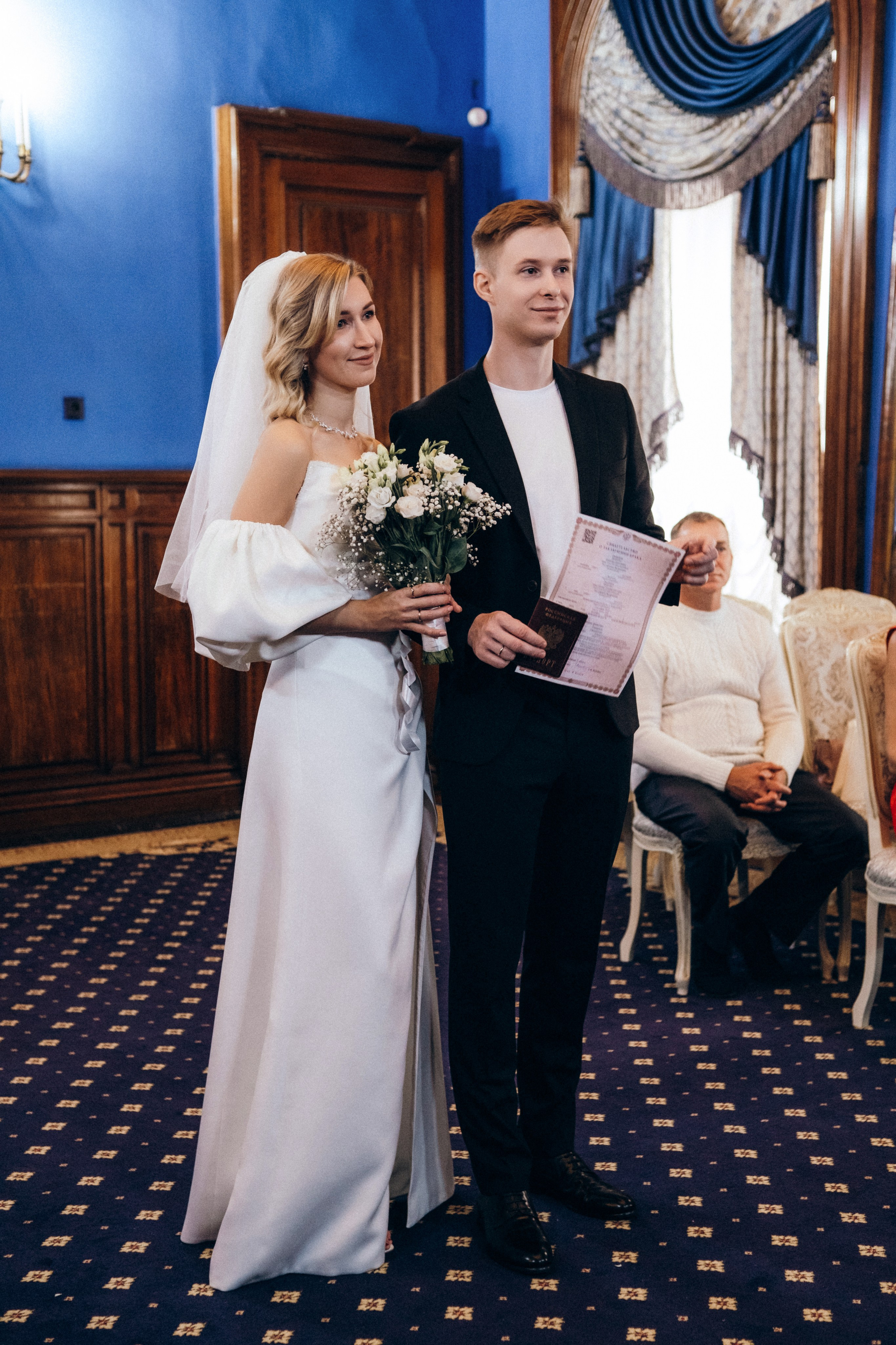 Дворец Бракосочетания № 1(дневная) +прогулка. Фотограф в Санкт-Петербурге Кристина Брянская