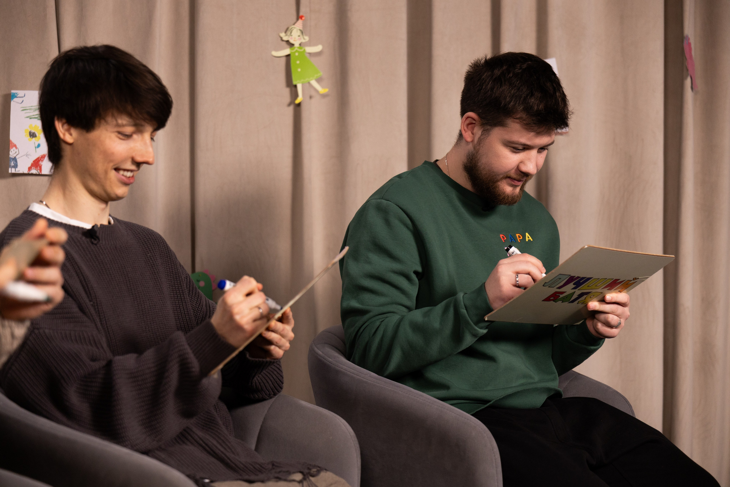 Бекстейдж съёмок шоу. Главная