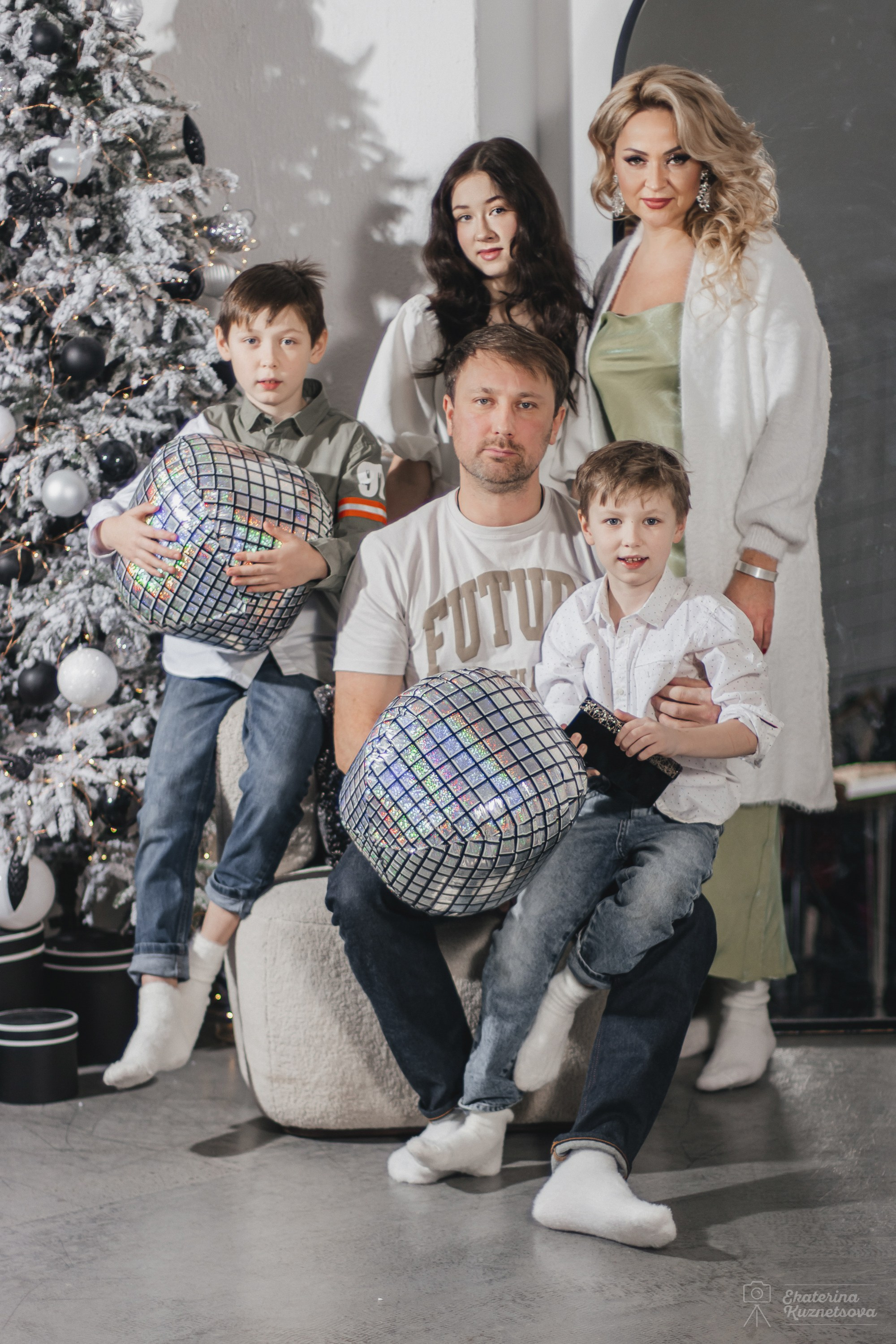 Новогодняя фотосессия в Москве. Фотограф Екатерина Кузнецова | Студия и репортаж | Москва