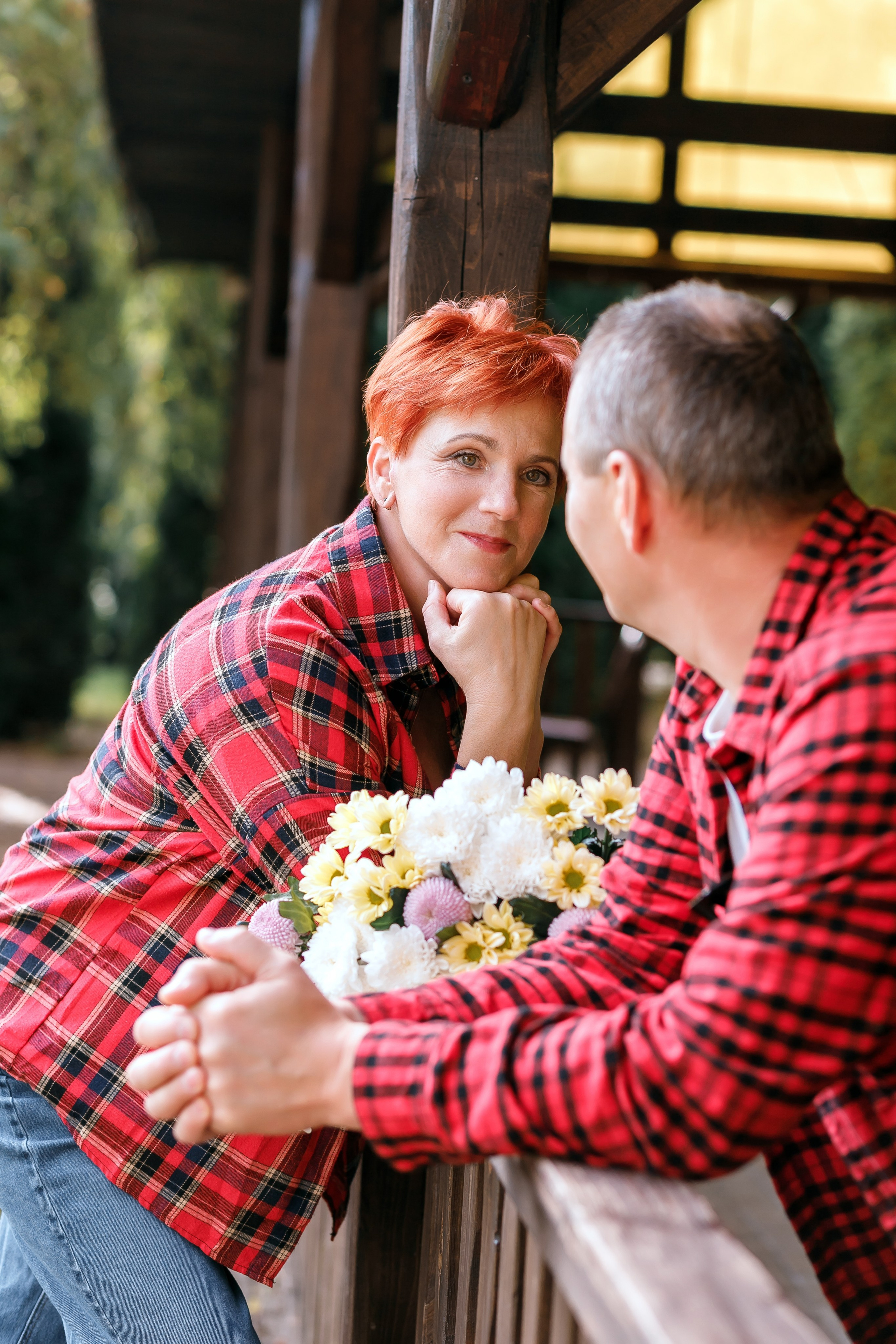 фотосессия пара 50 лет прогулка