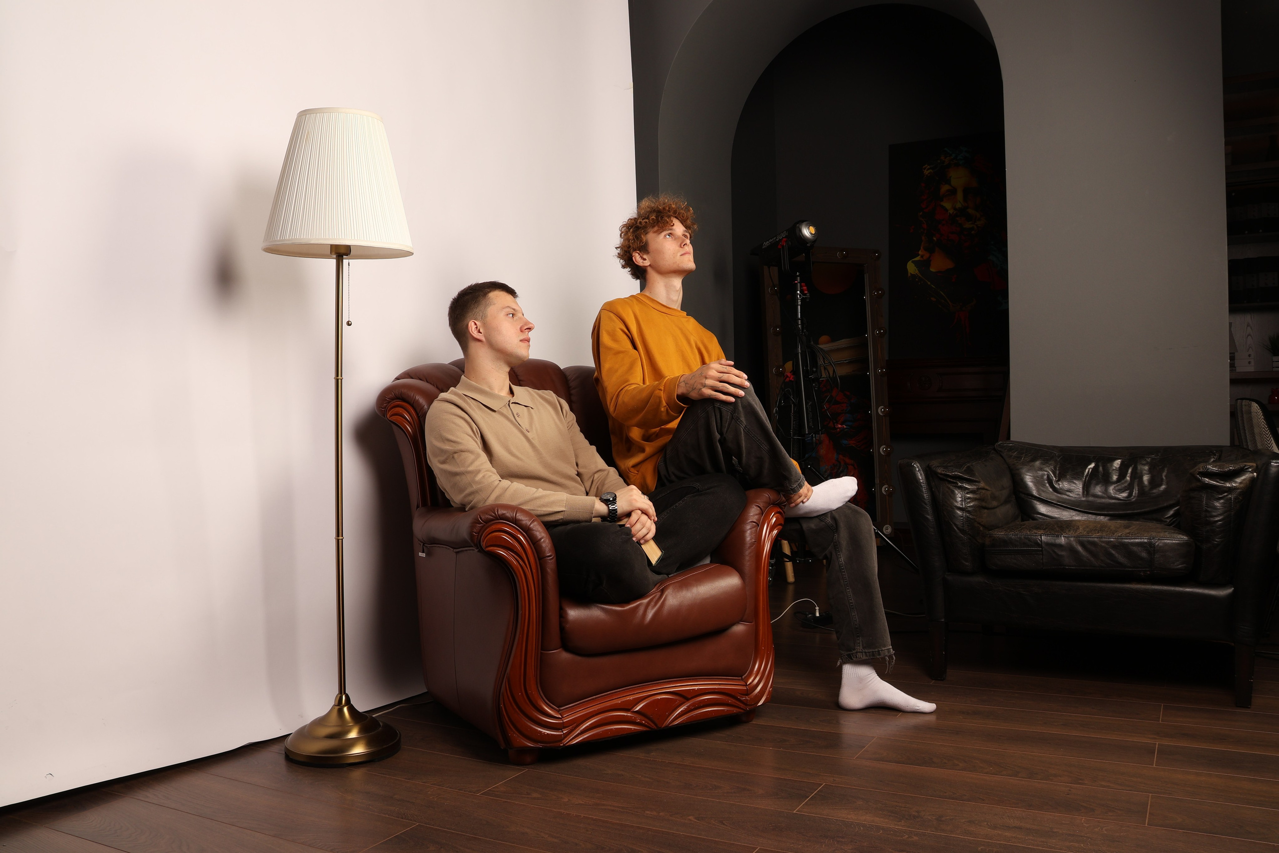 Musicians. Mintonov's Film Studio