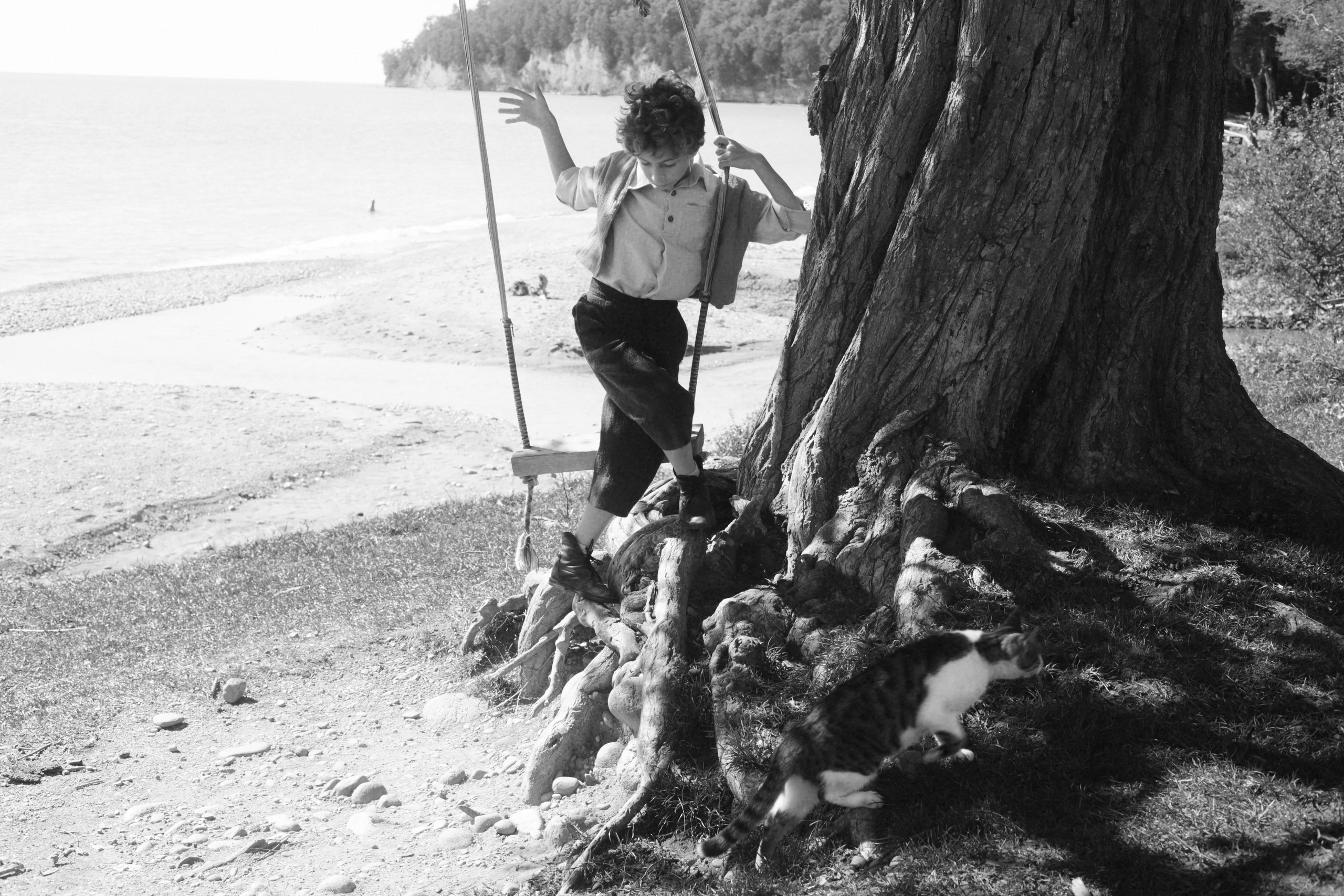 Кинематографическая съемка. Старик и дети. Ekaterina Beridze