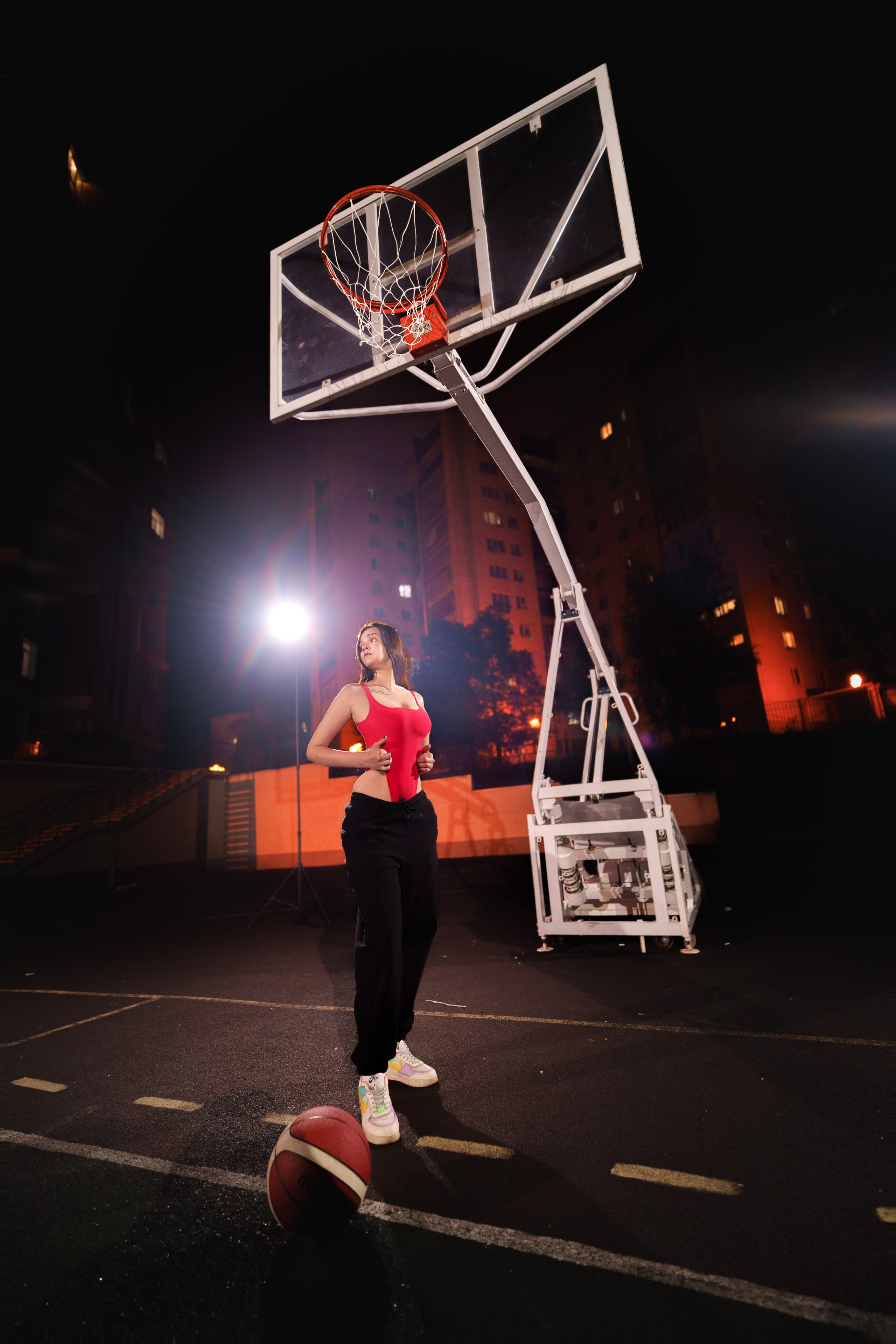 Ночной баскетбол с Вазирой 🏀. Фотограф Андрей Чеботок (Белгород, Курск, Воронеж, Старый Оскол)