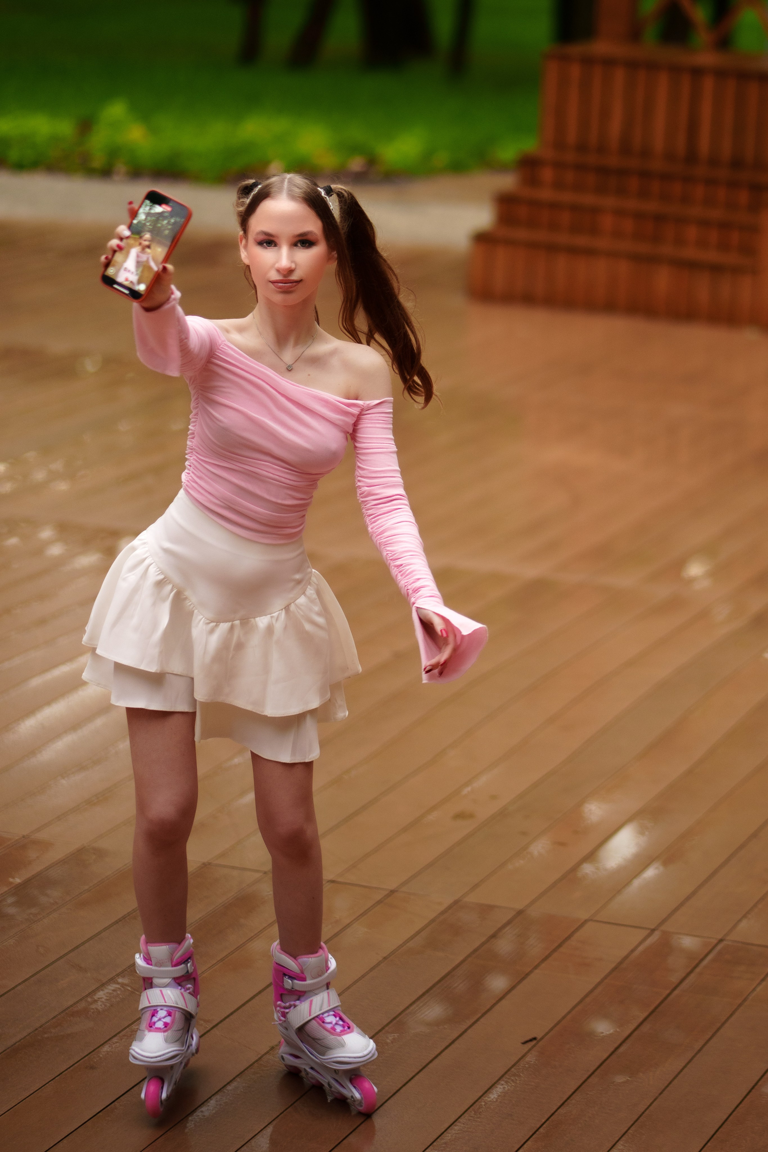 Прогулка на роликах, с куколкой Анютой 🛼. Фотограф Андрей Чеботок (Белгород, Курск, Воронеж, Старый Оскол)