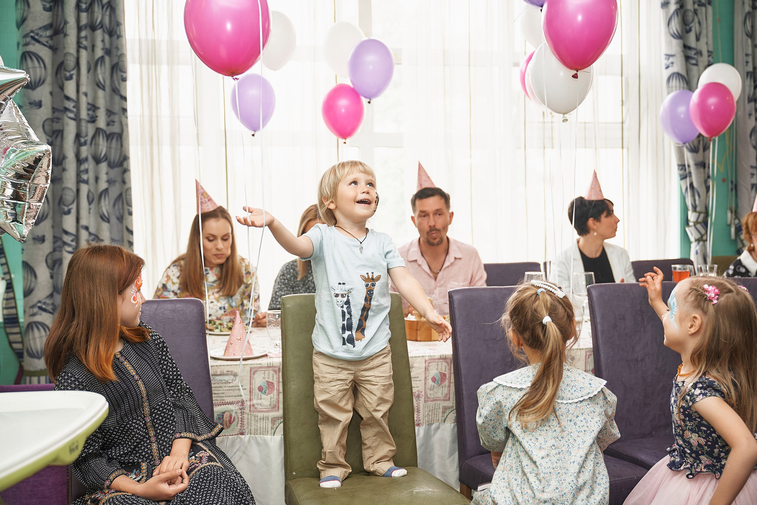 Детская Фотосессия в кафе Андерсон — день рожденье, 1 годик