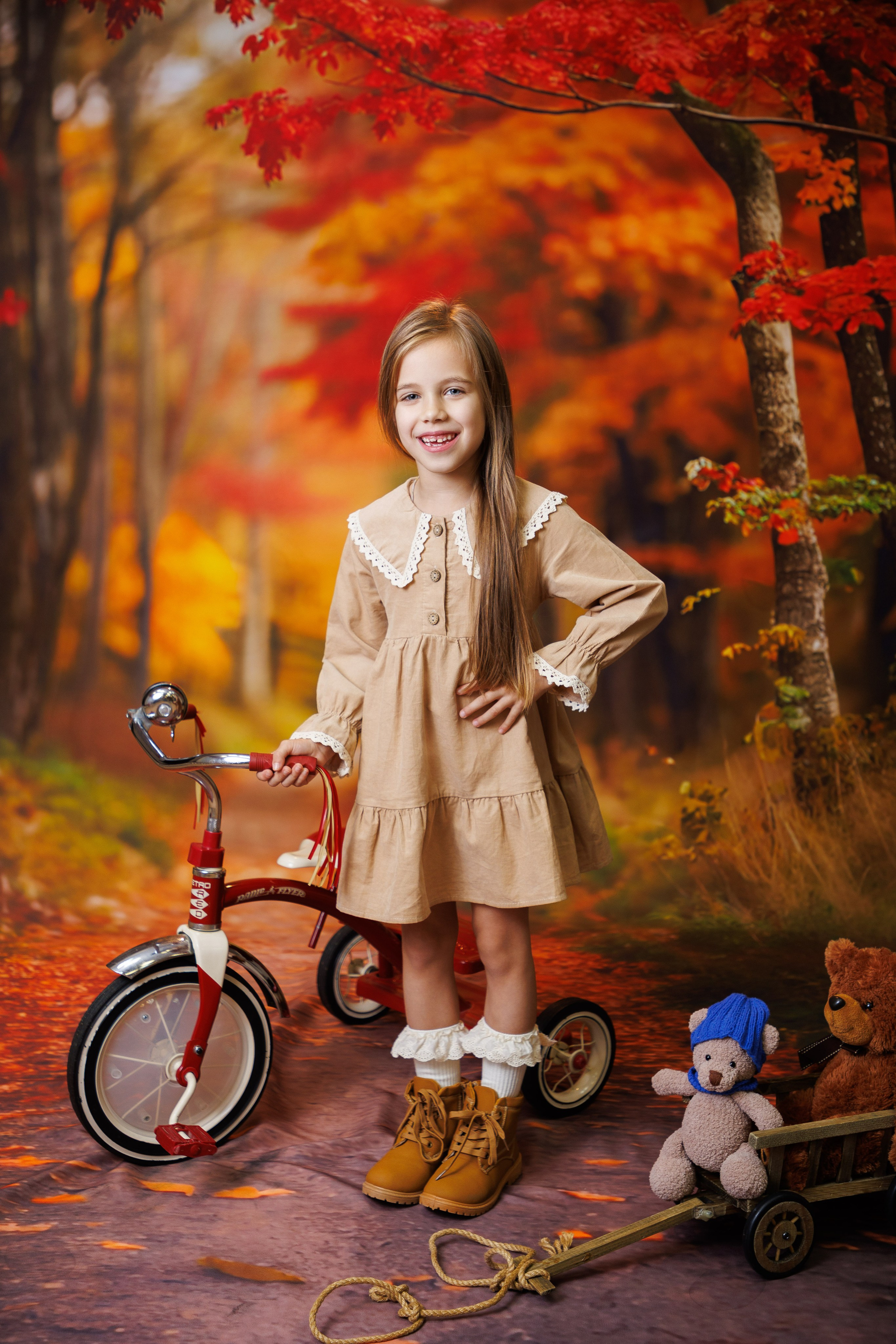 Велосипед. Детская фотостудия Москва