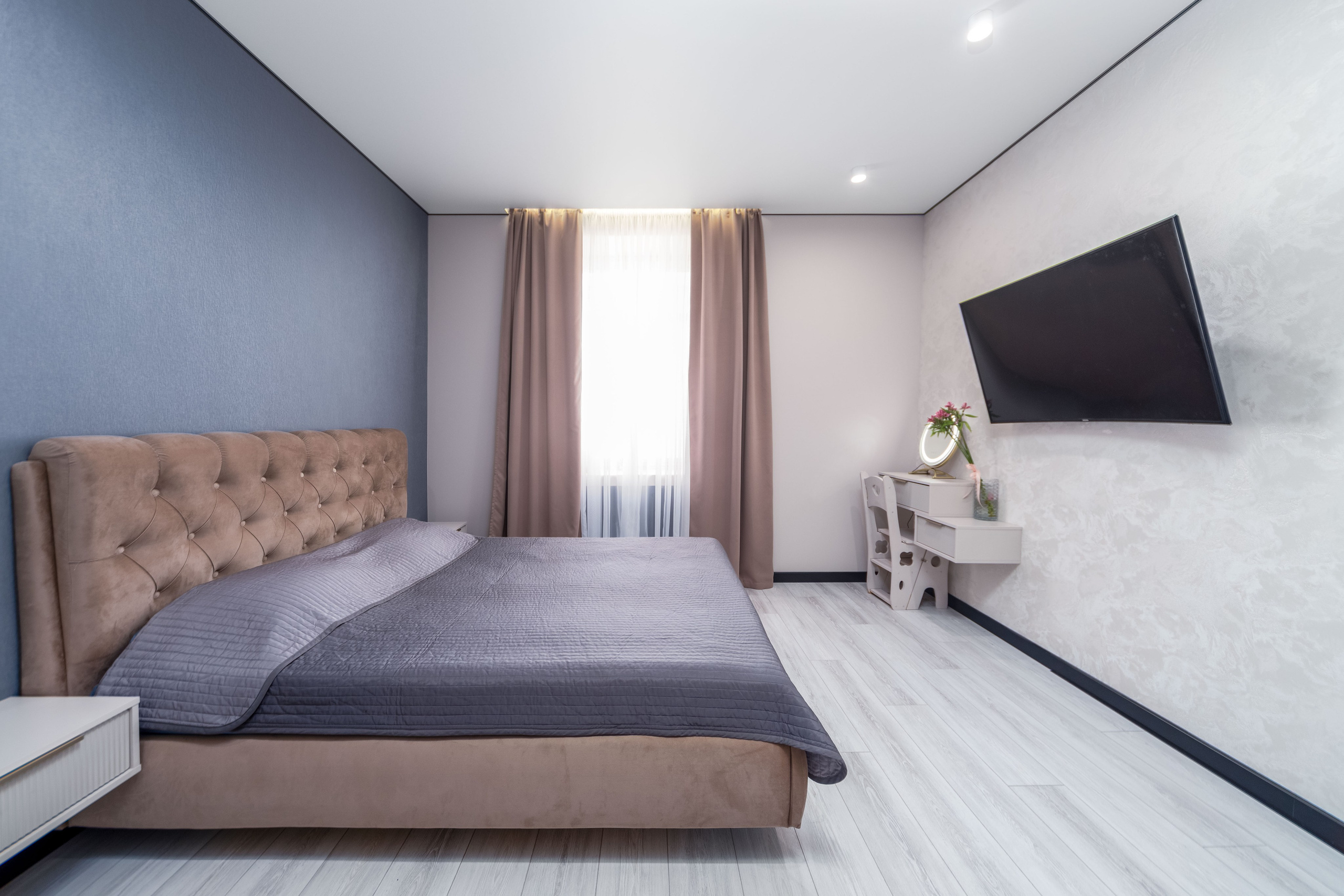 Фото интерьера спальни в сталинке в Минске