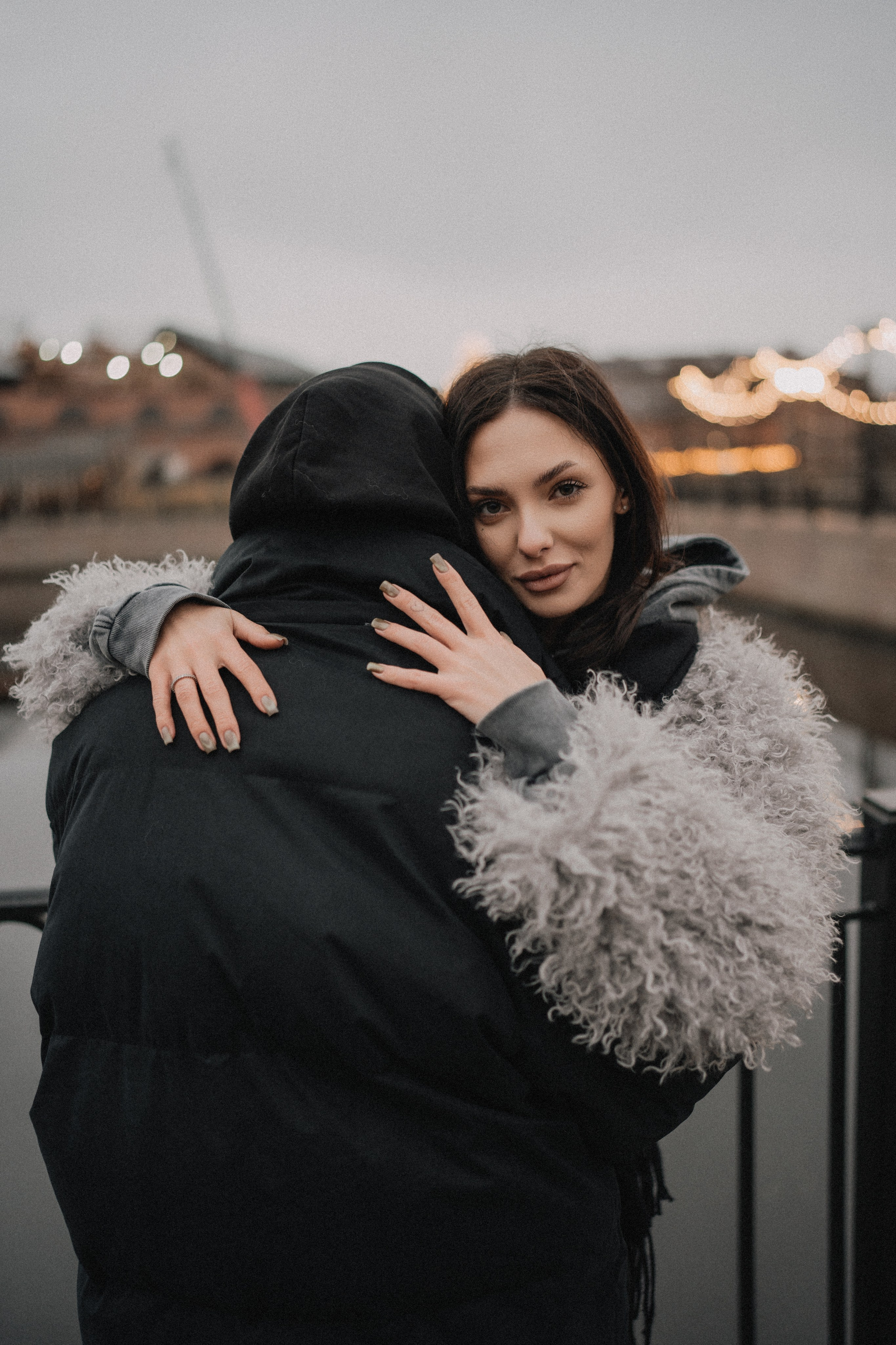 Парная фотосессия на катке. Федосова Елизавета - фотограф Санкт-Петербург. Фотосессия Новая Голландия.