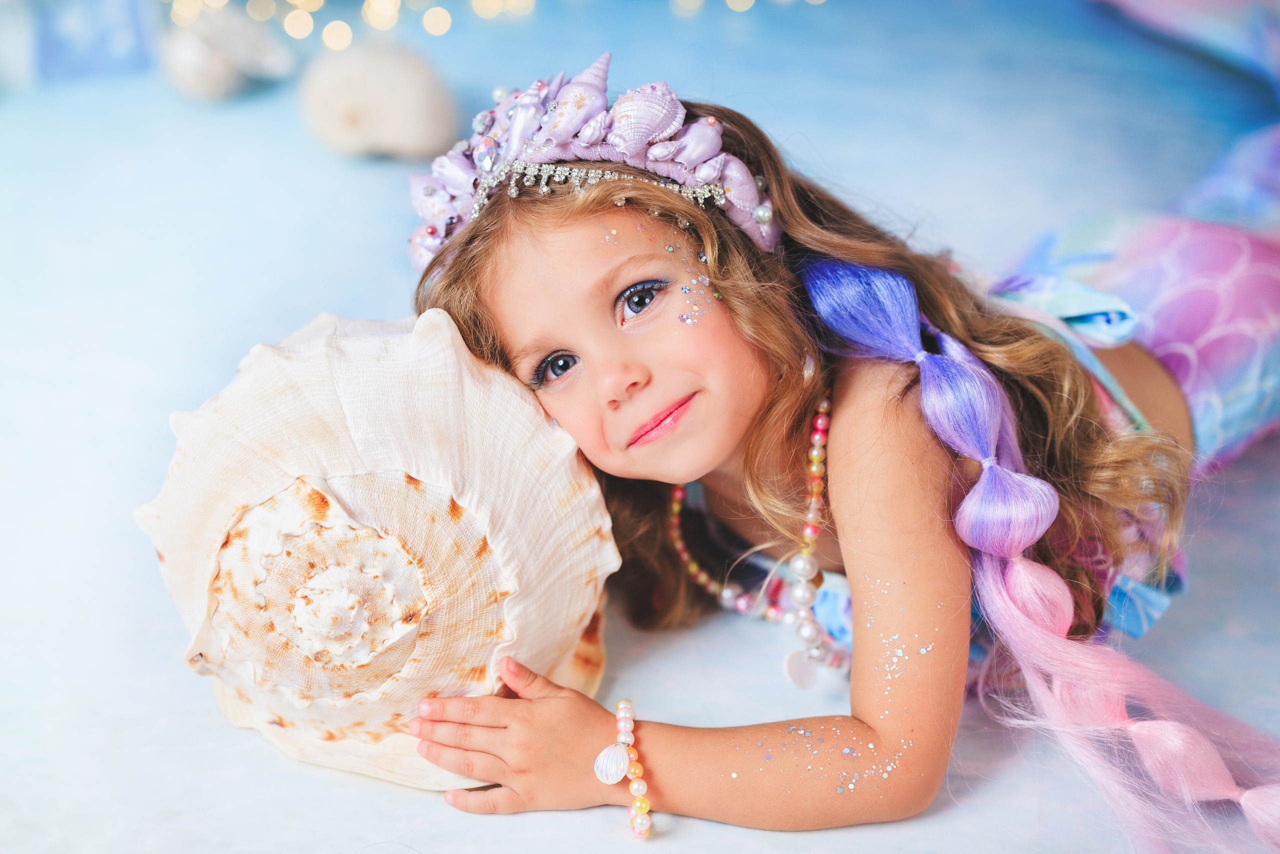 Детская фотосессия в образе «РУСАЛОЧКА», город Краснодар. Семейный и детский фотограф в Краснодаре Анна Трашкова