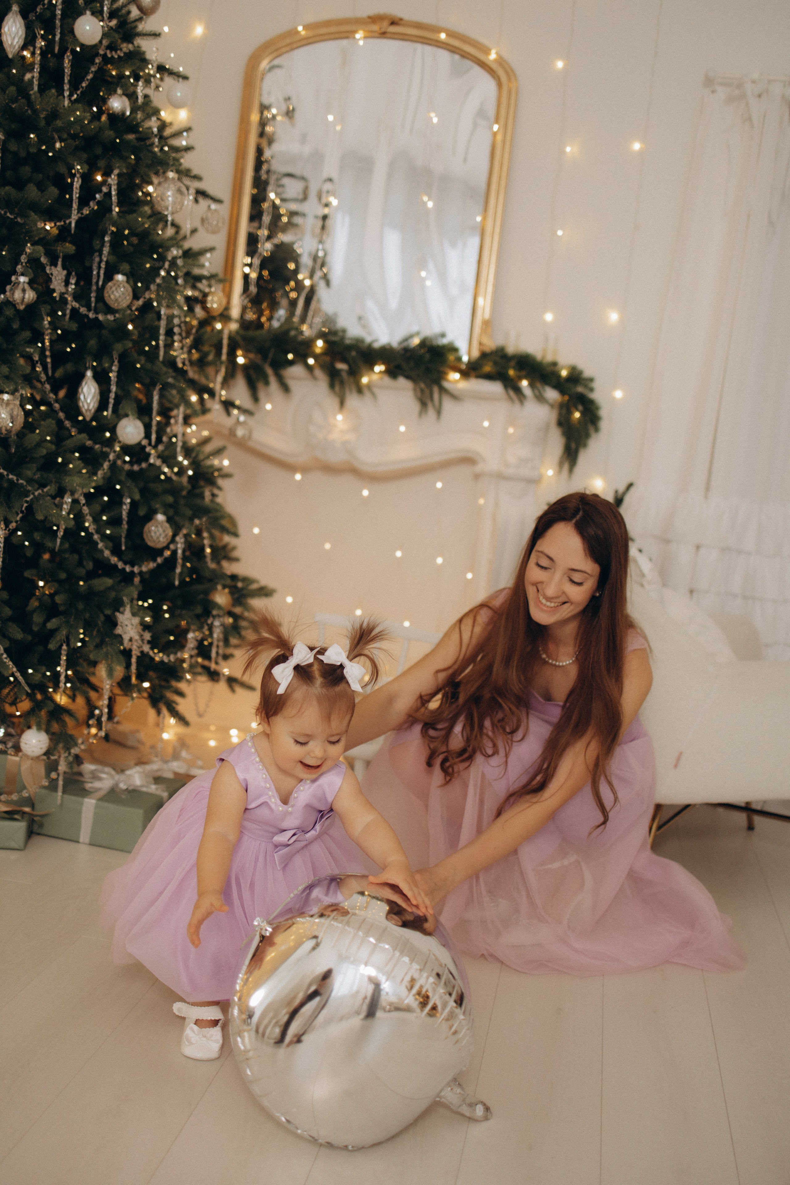 Новый год маленькой Анечки. Семейный фотограф в Москве Анастасия Шалда
