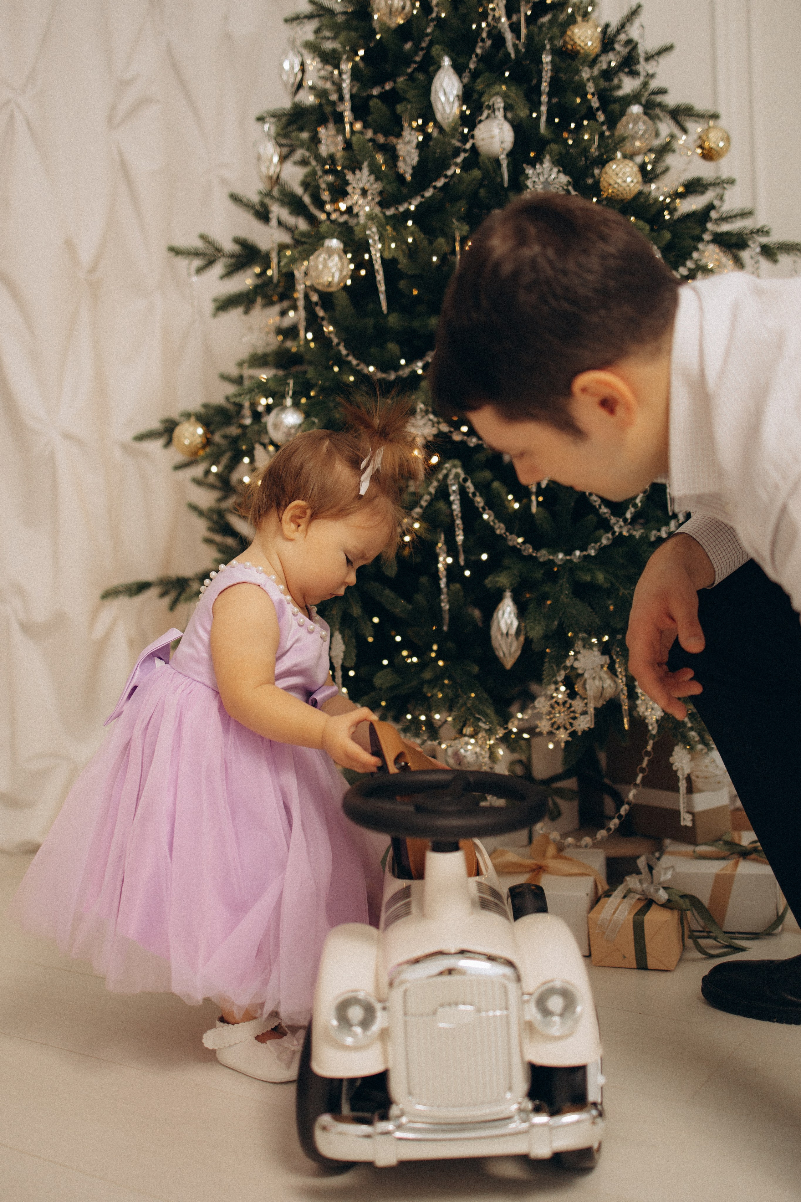 Новый год маленькой Анечки. Семейный фотограф в Москве Анастасия Шалда