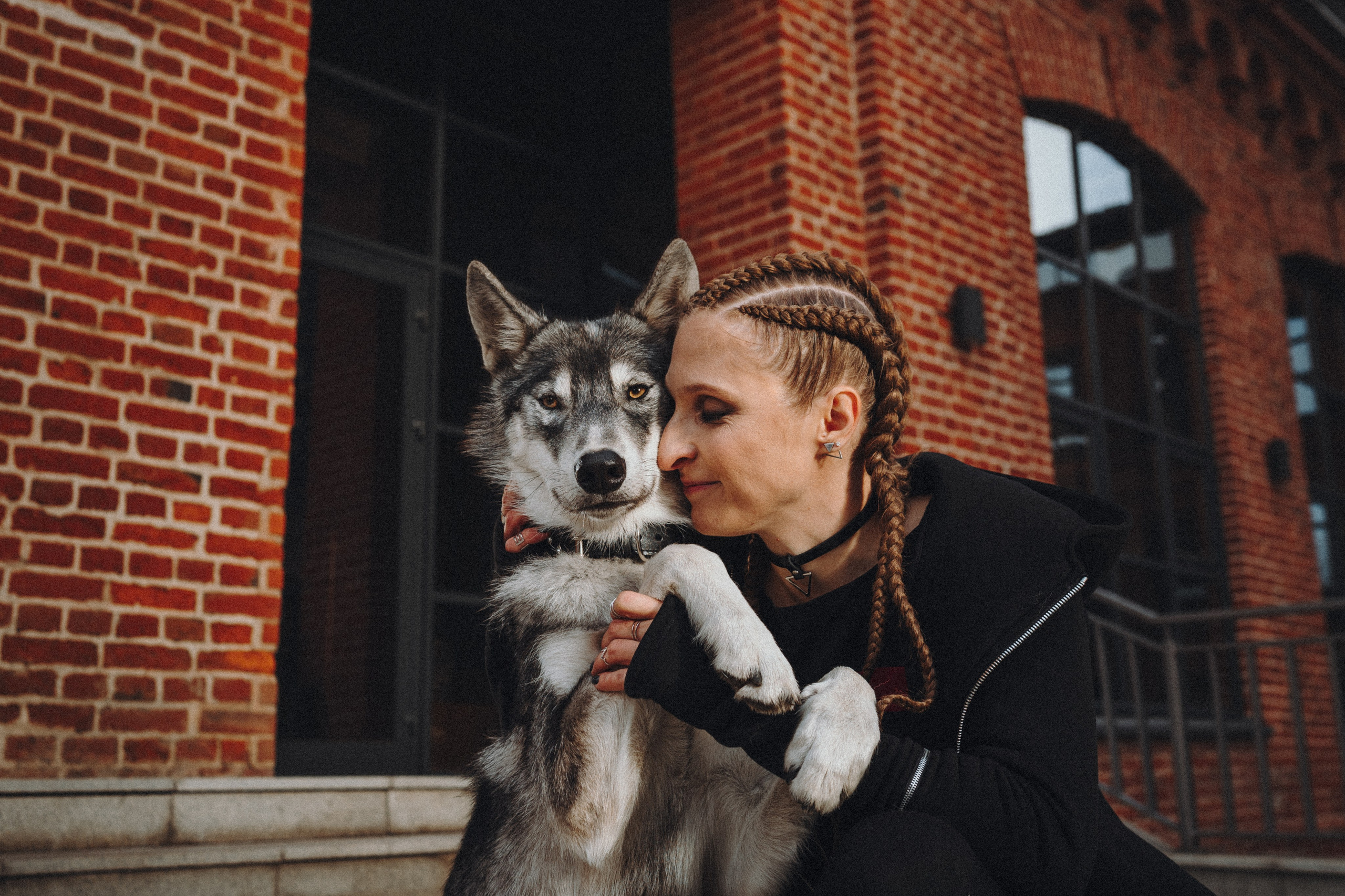 Вика и Кора. Семейный фотограф анималист Ананьева Мария — Москва