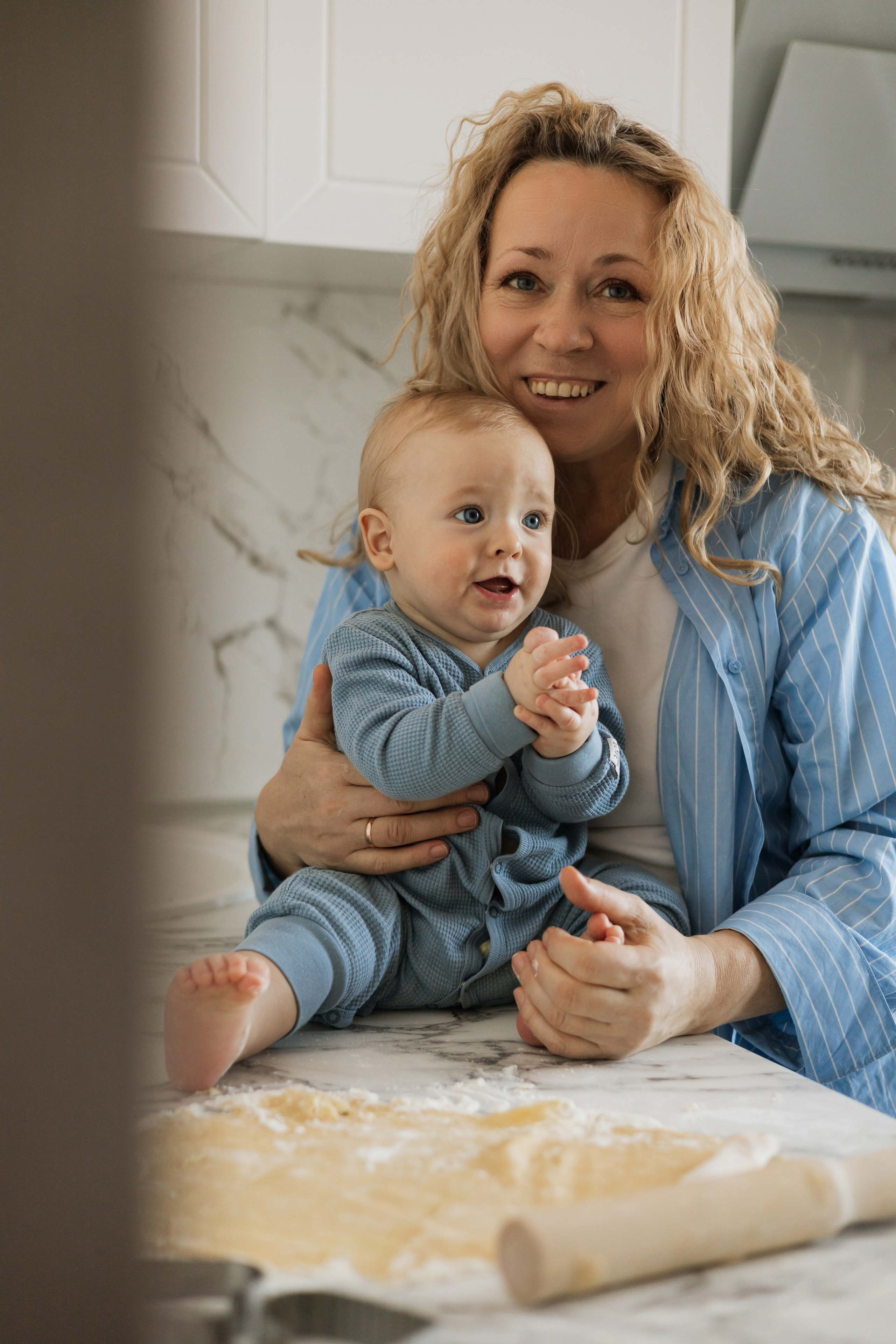 Тимоша с мамой и бабушкой. Фотограф в Кемерово Миллер Анна